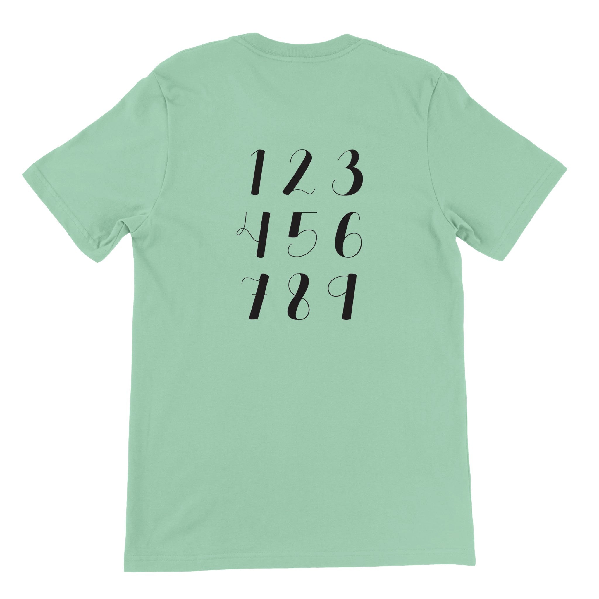 One To Nine Crewneck T-shirt - Optimalprint