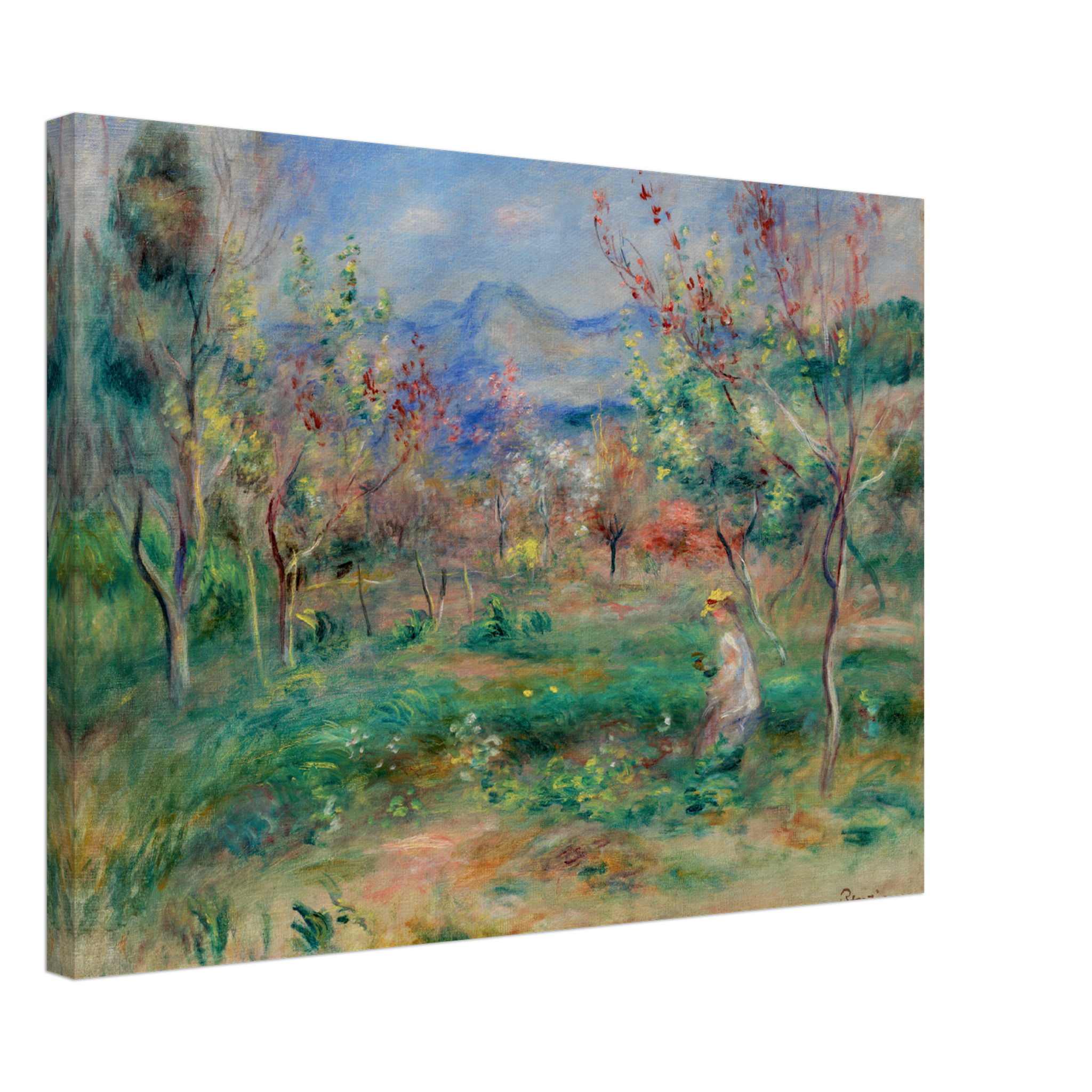 Paisaje (1900-1905) de Renoir Lienzo