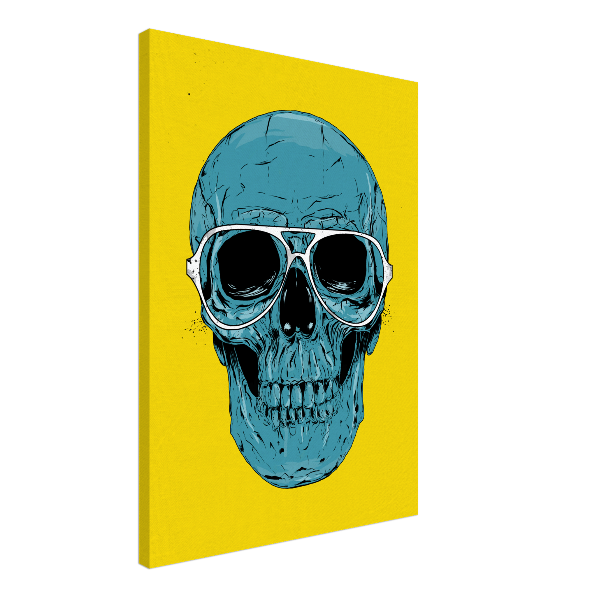 Blue Skull Canvas
