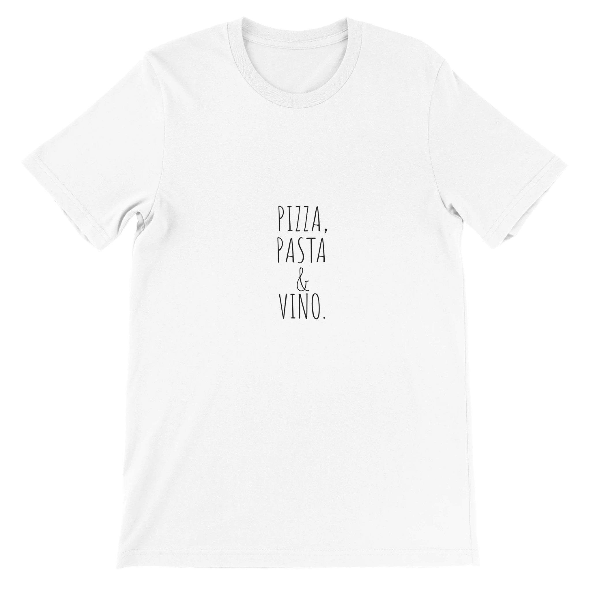 Pizza Pasta And Vino Crewneck T-shirt