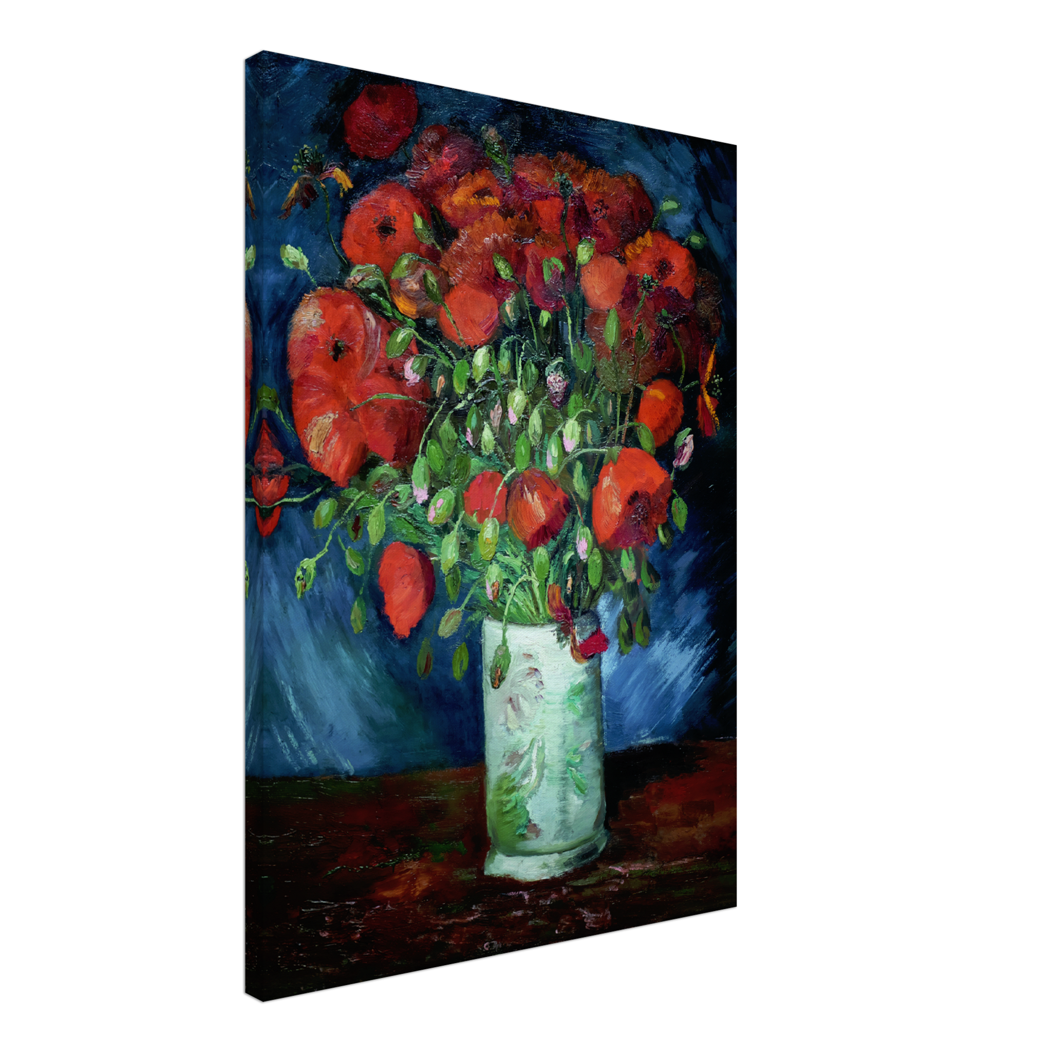 Vase with Poppies (1886) Canvas