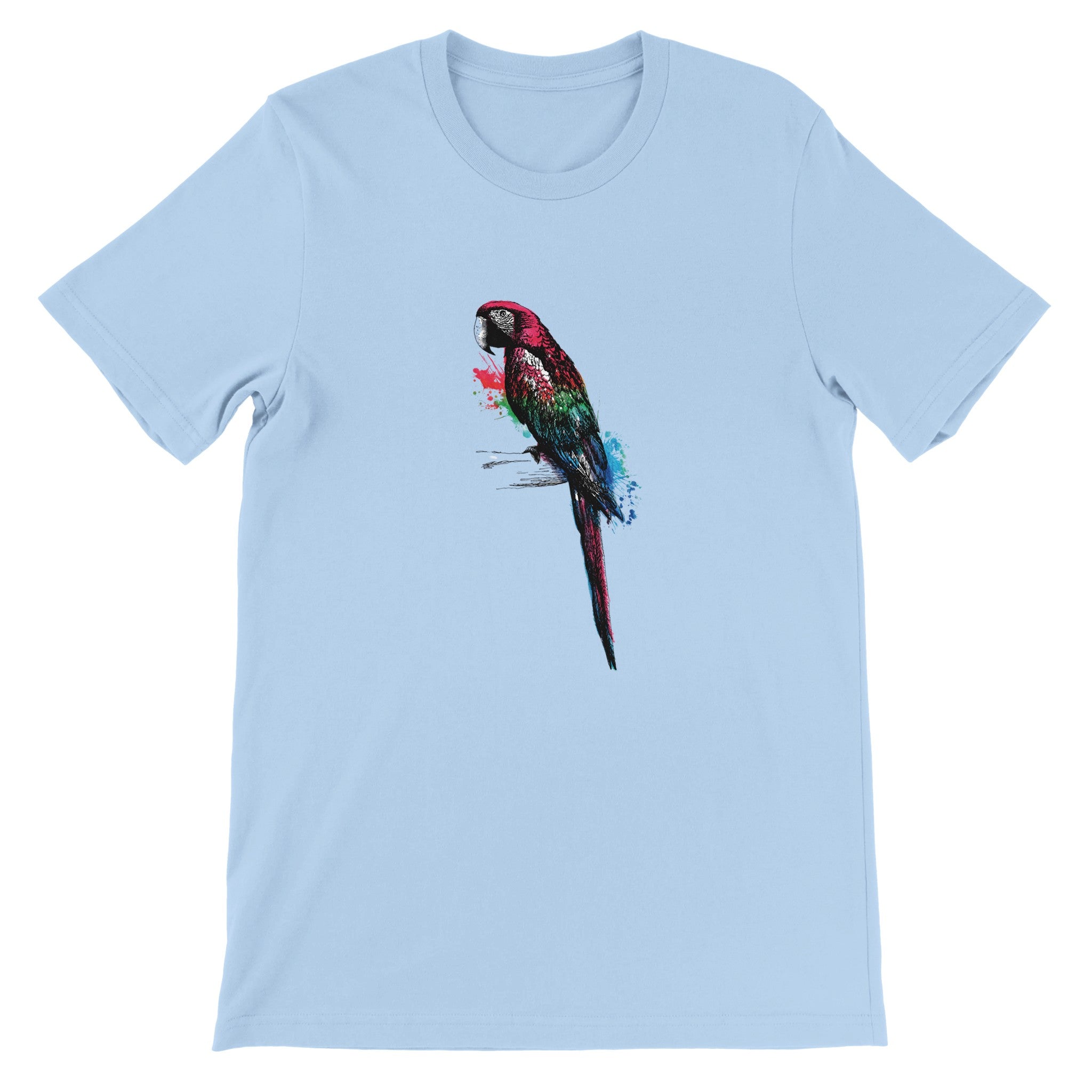 Parrot Illustration Crewneck T-shirt - Optimalprint