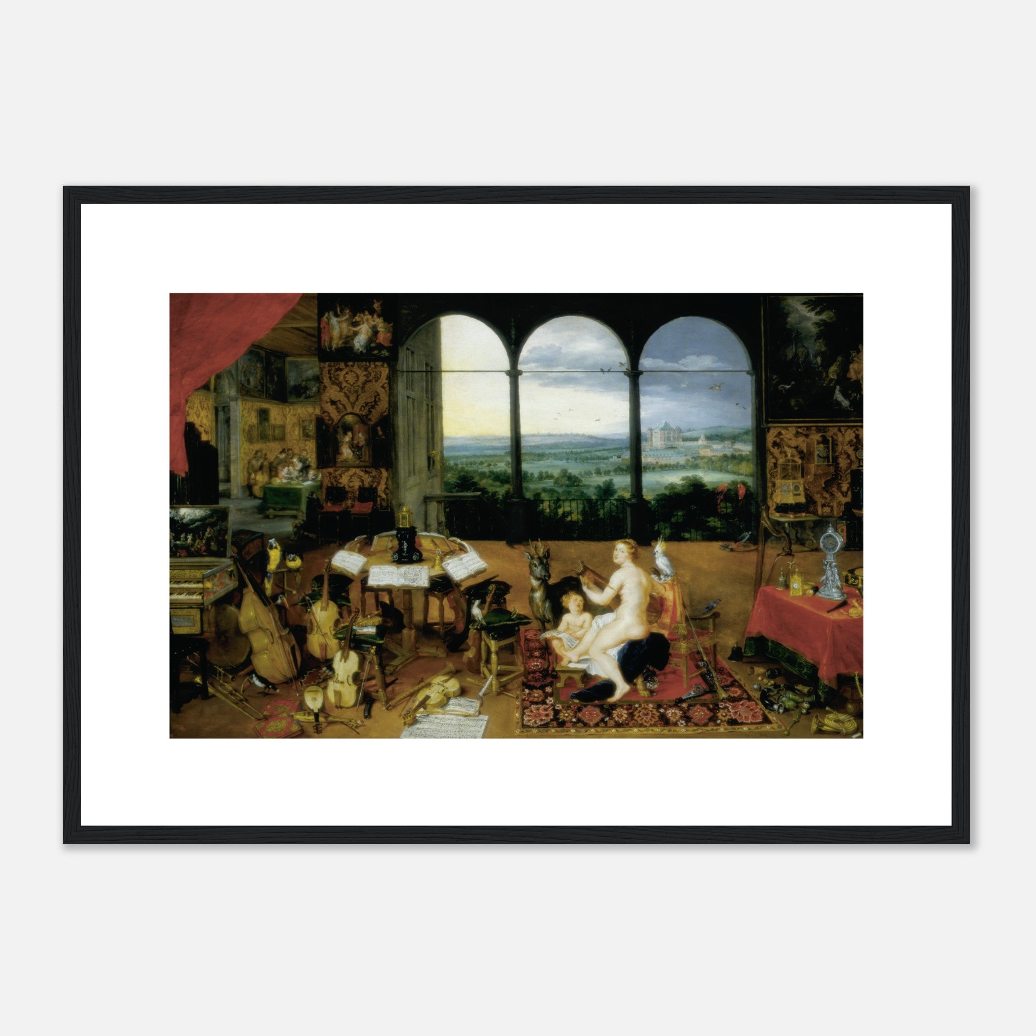 Jan Brueghel-Allegory Of Hearing Poster