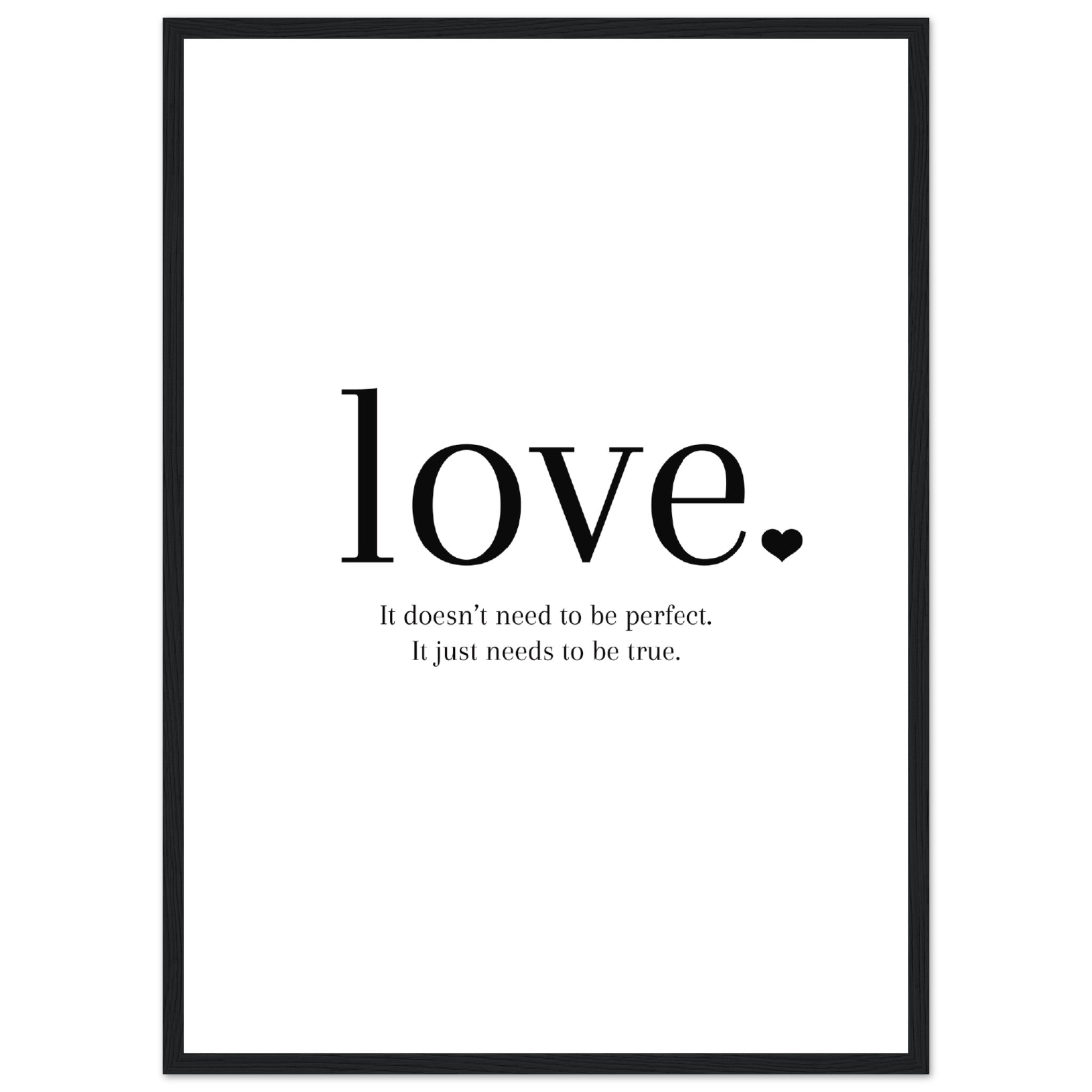 Love Is True Poster