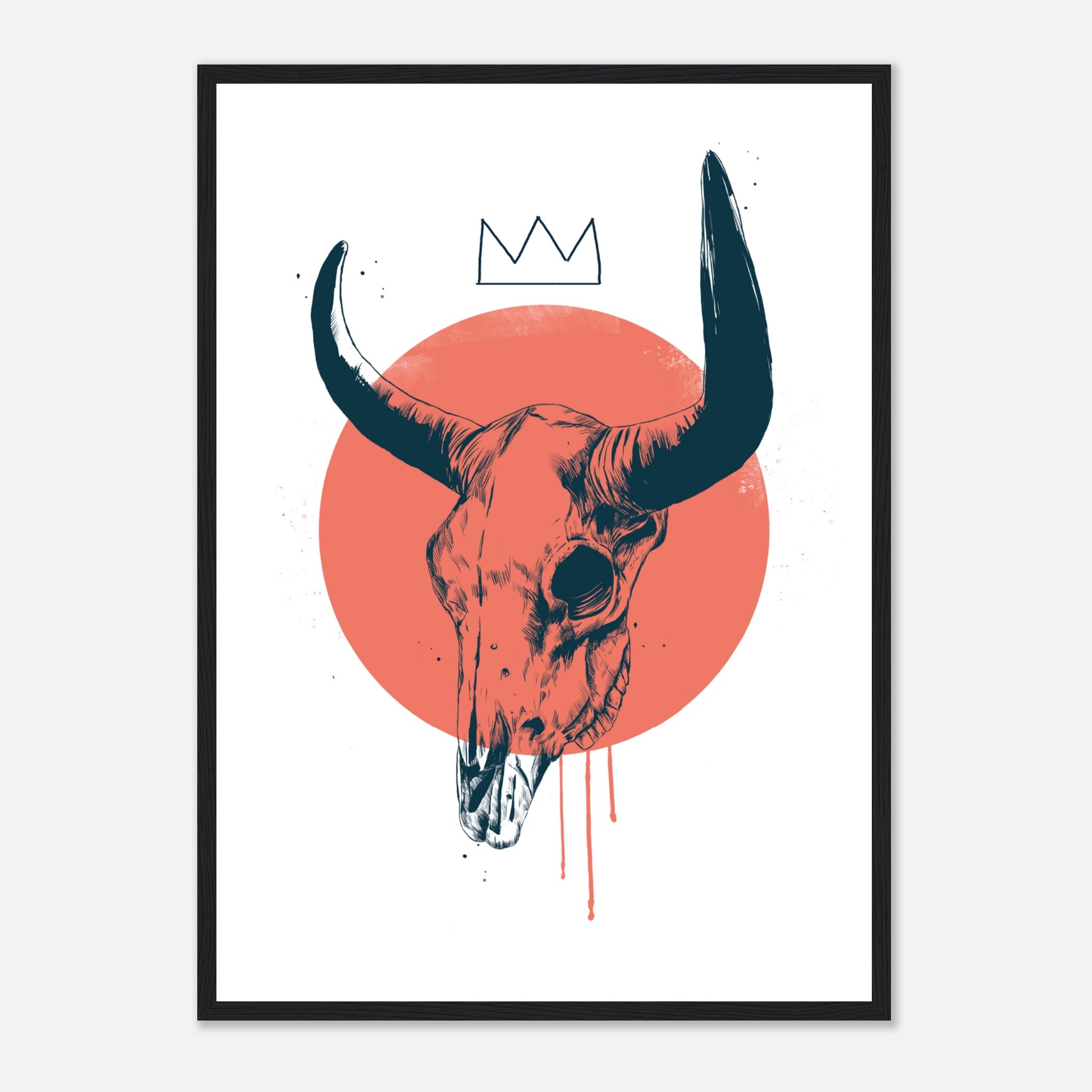 Bull Skull 2 Poster