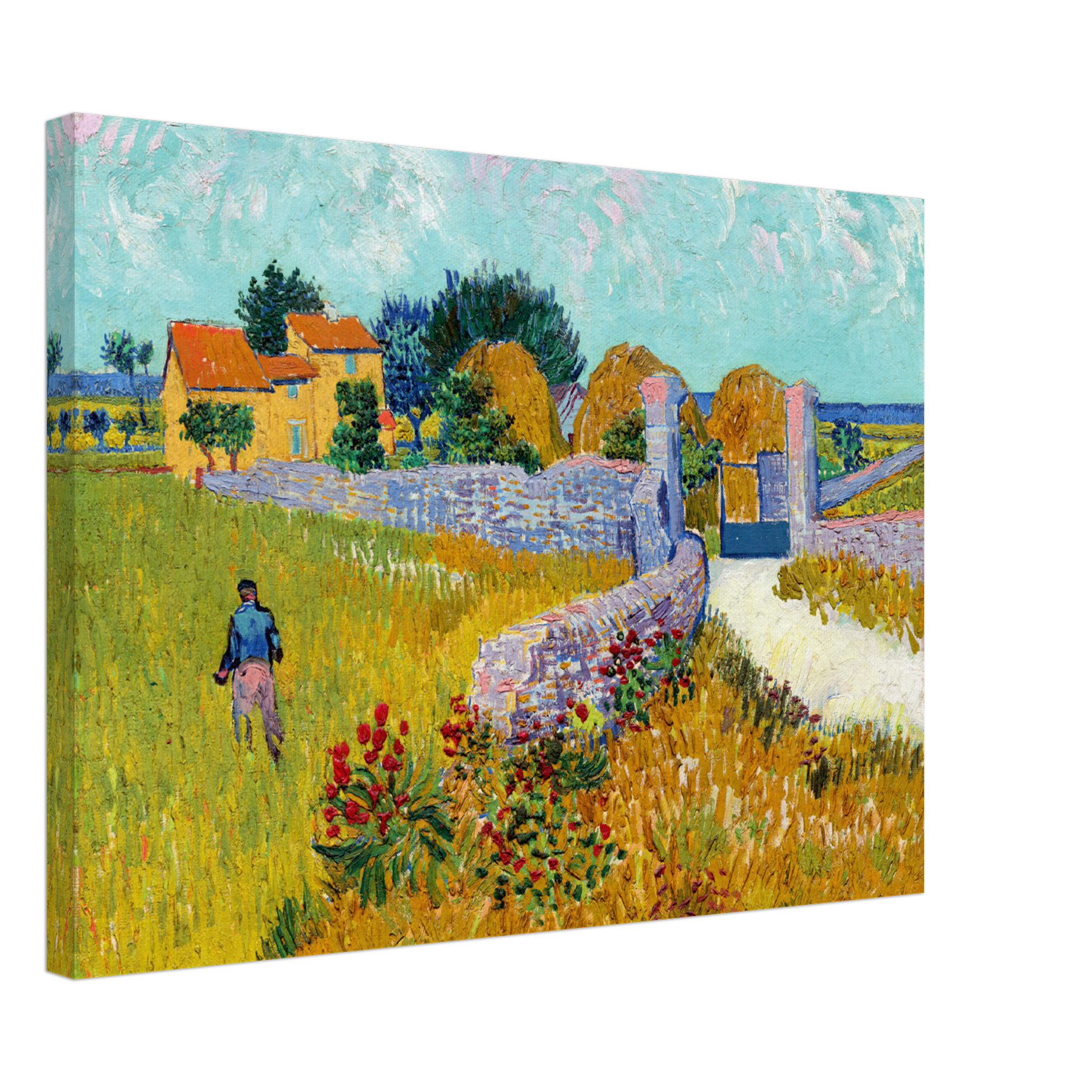 Farm house in Provence (1888) Canvas