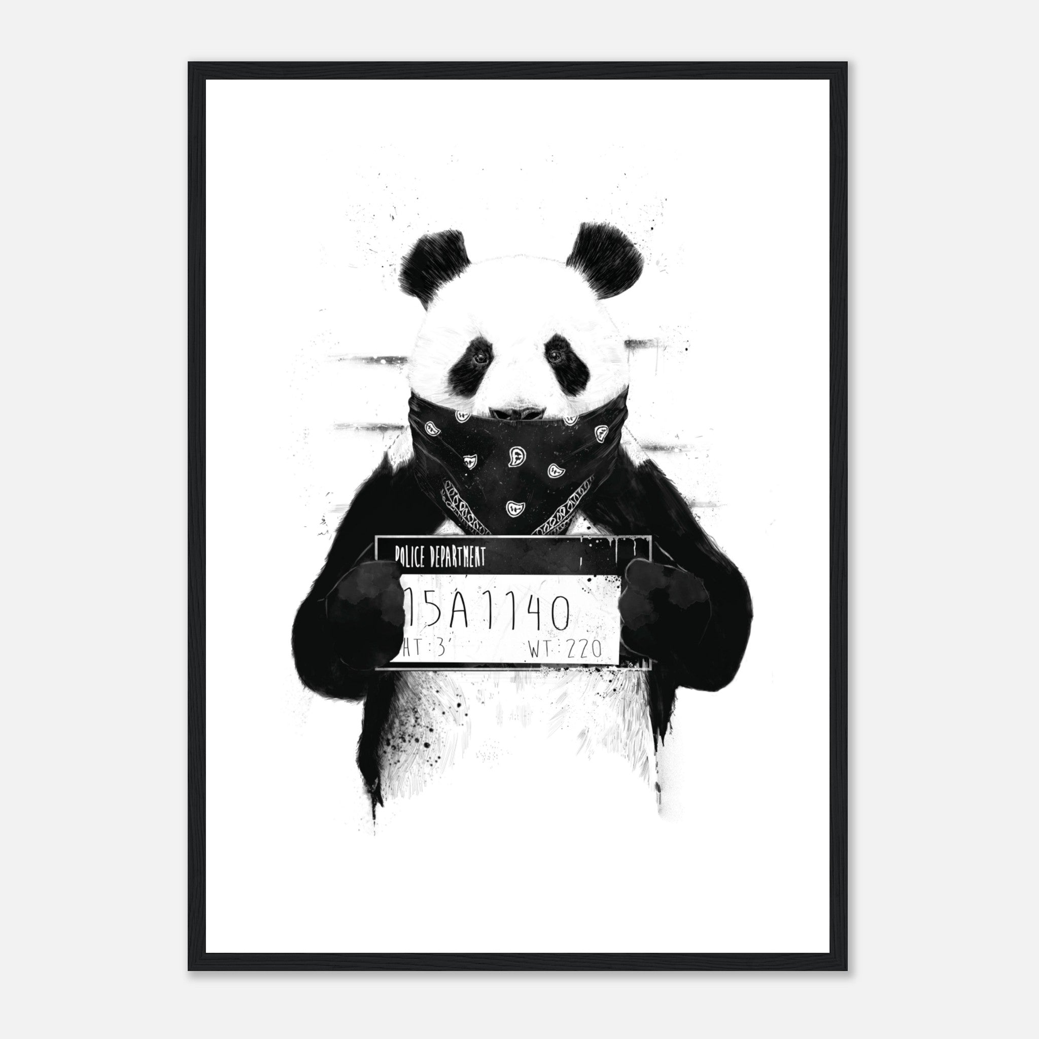 Póster Panda malo