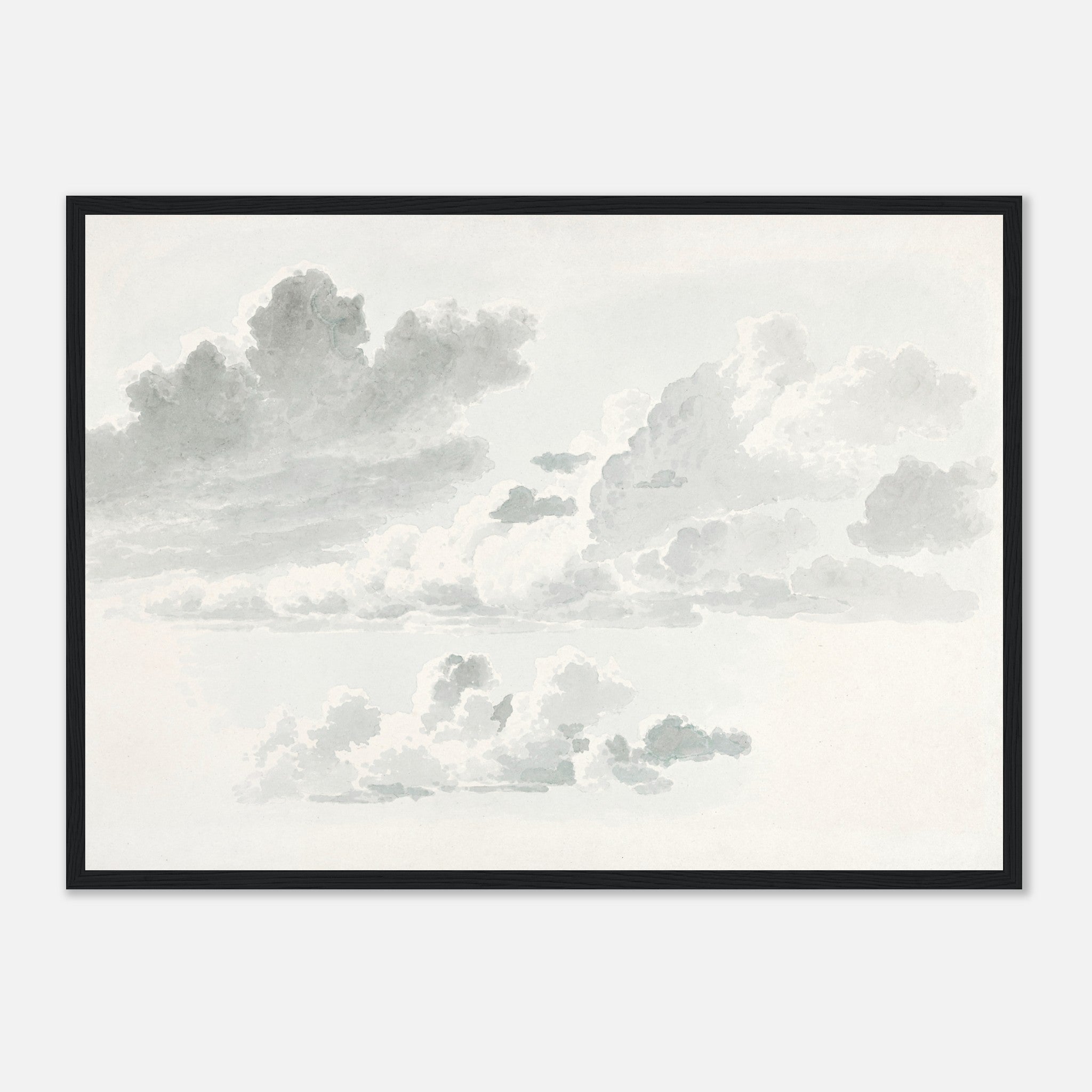 Wolkenstudies by Joseph August Knip Poster