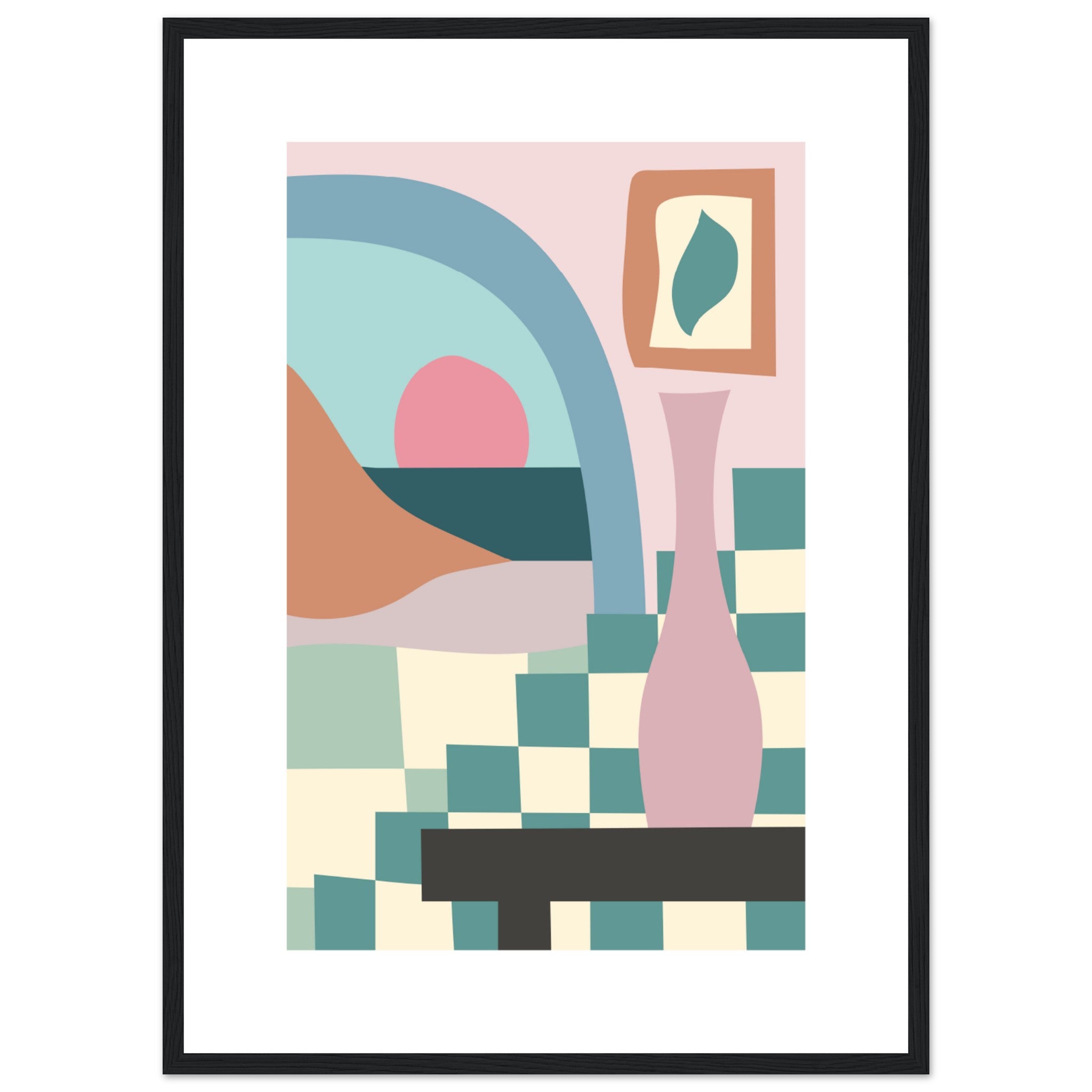 Abstract Mediterranean Poster