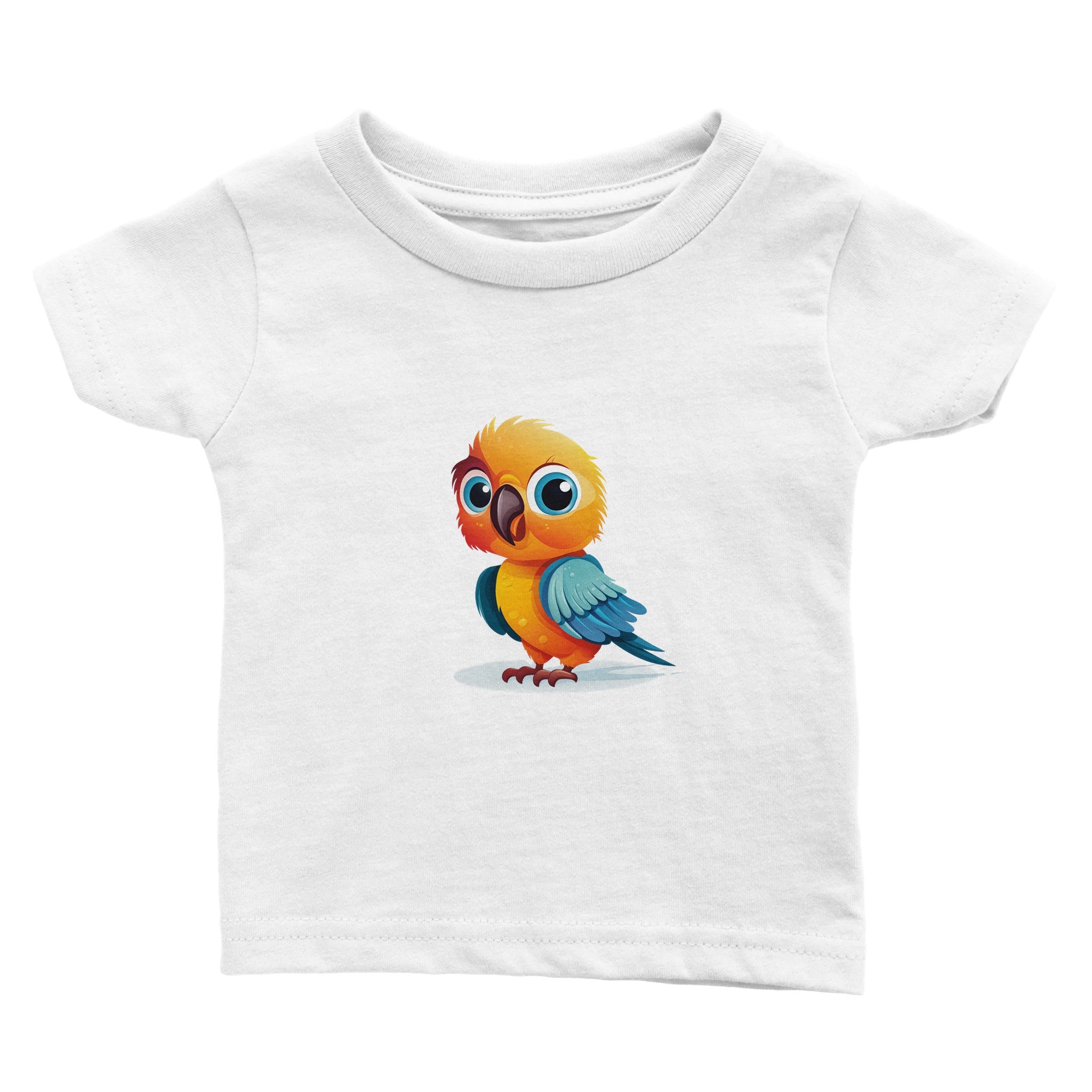 Sunrise Serenade Parrotlet Baby Crewneck T-shirt - Optimalprint
