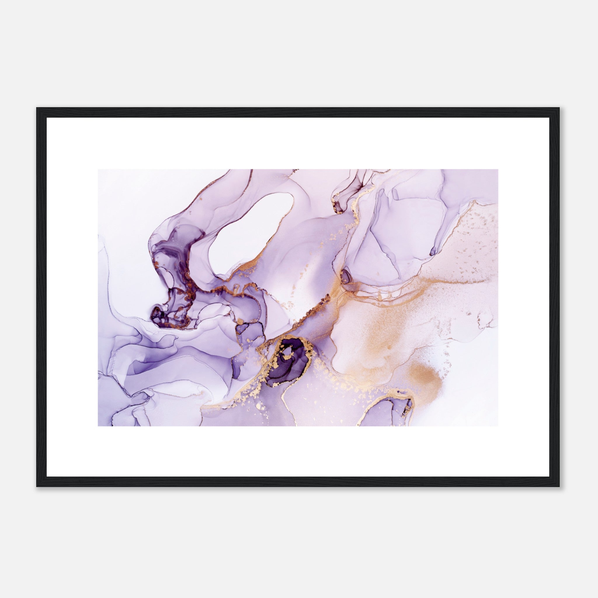 Purple Alcohol Ink Texture No.1 Poster