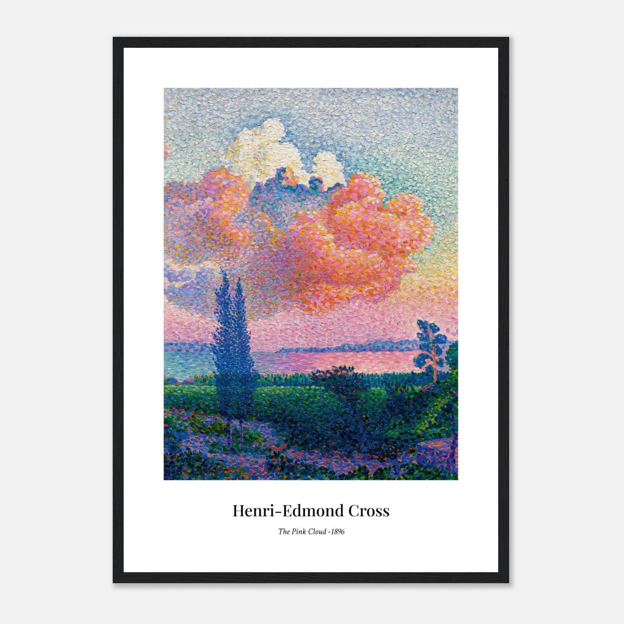The Pink Cloud by Henri-Edmond Cross Poster