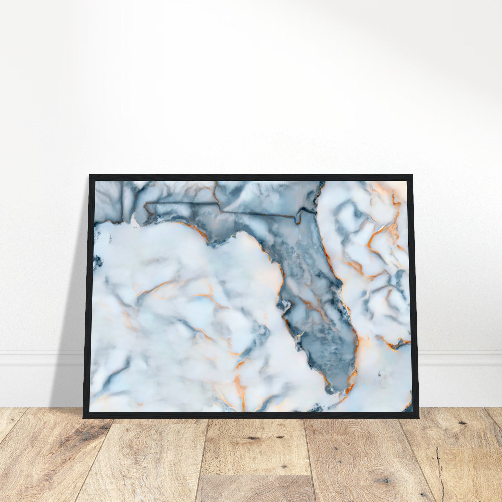Florida Marble Map Poster