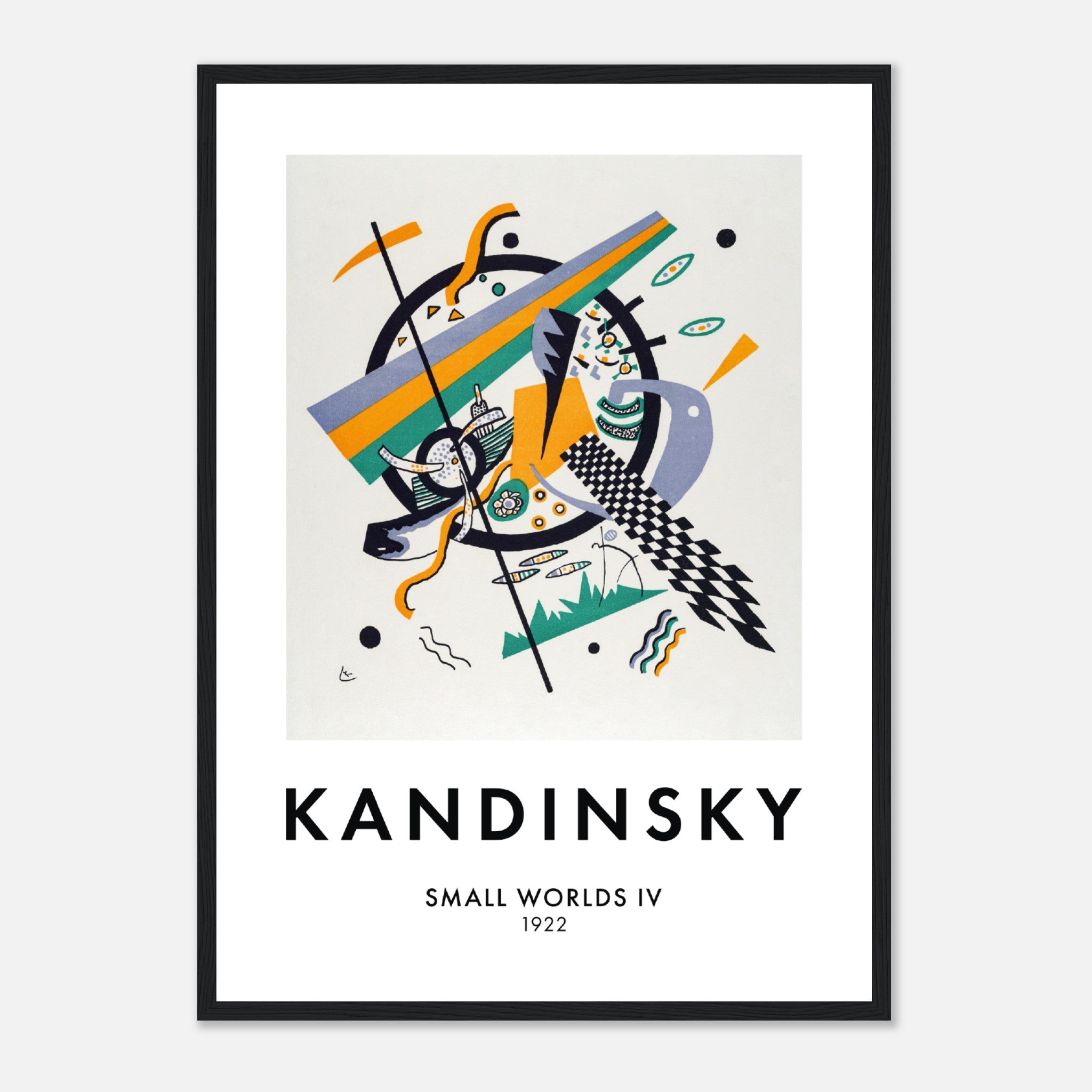 Kandinsky - Pequeños mundos IV Póster