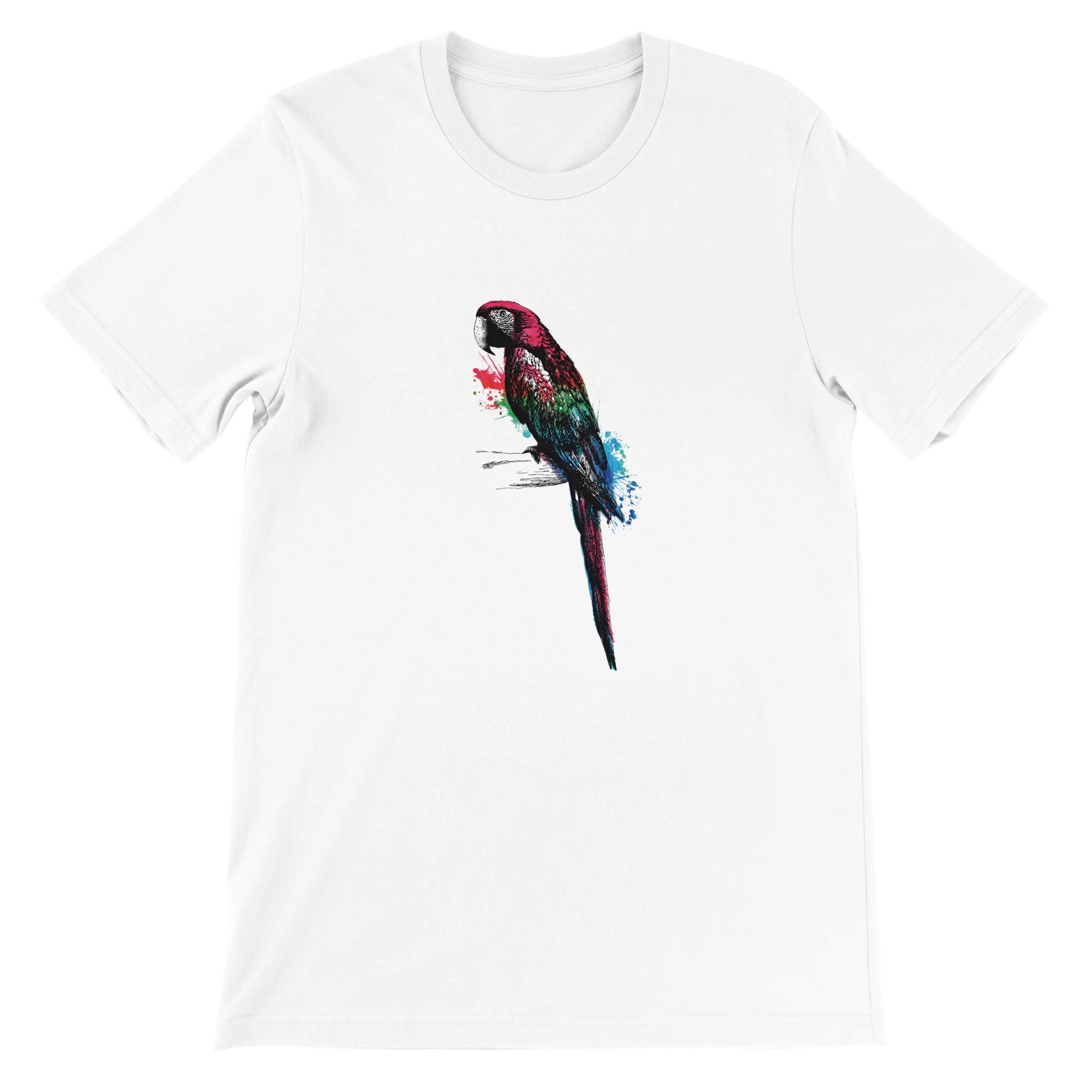 Parrot Illustration Crewneck T-shirt - Optimalprint