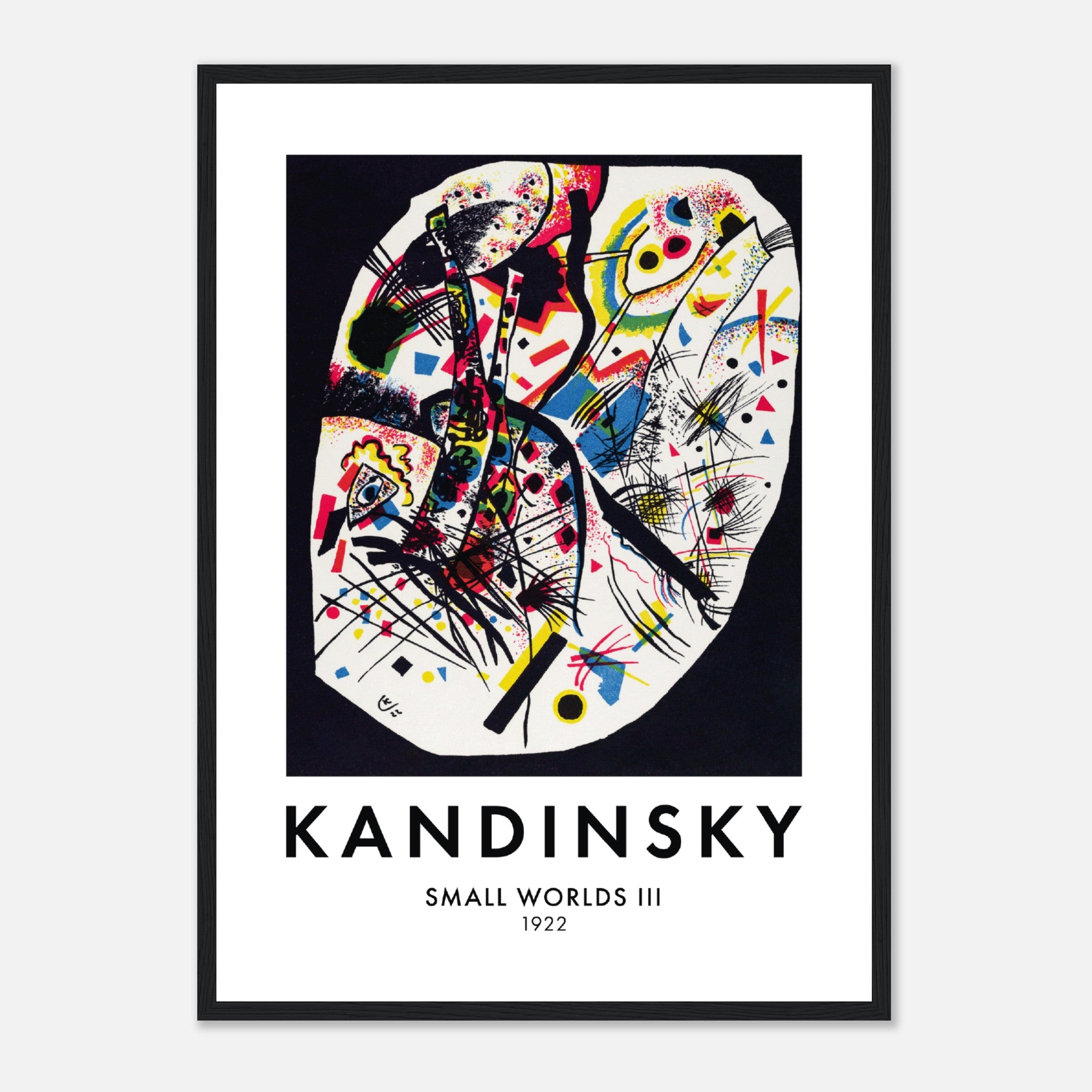 Kandinsky - Pequeños mundos III Póster
