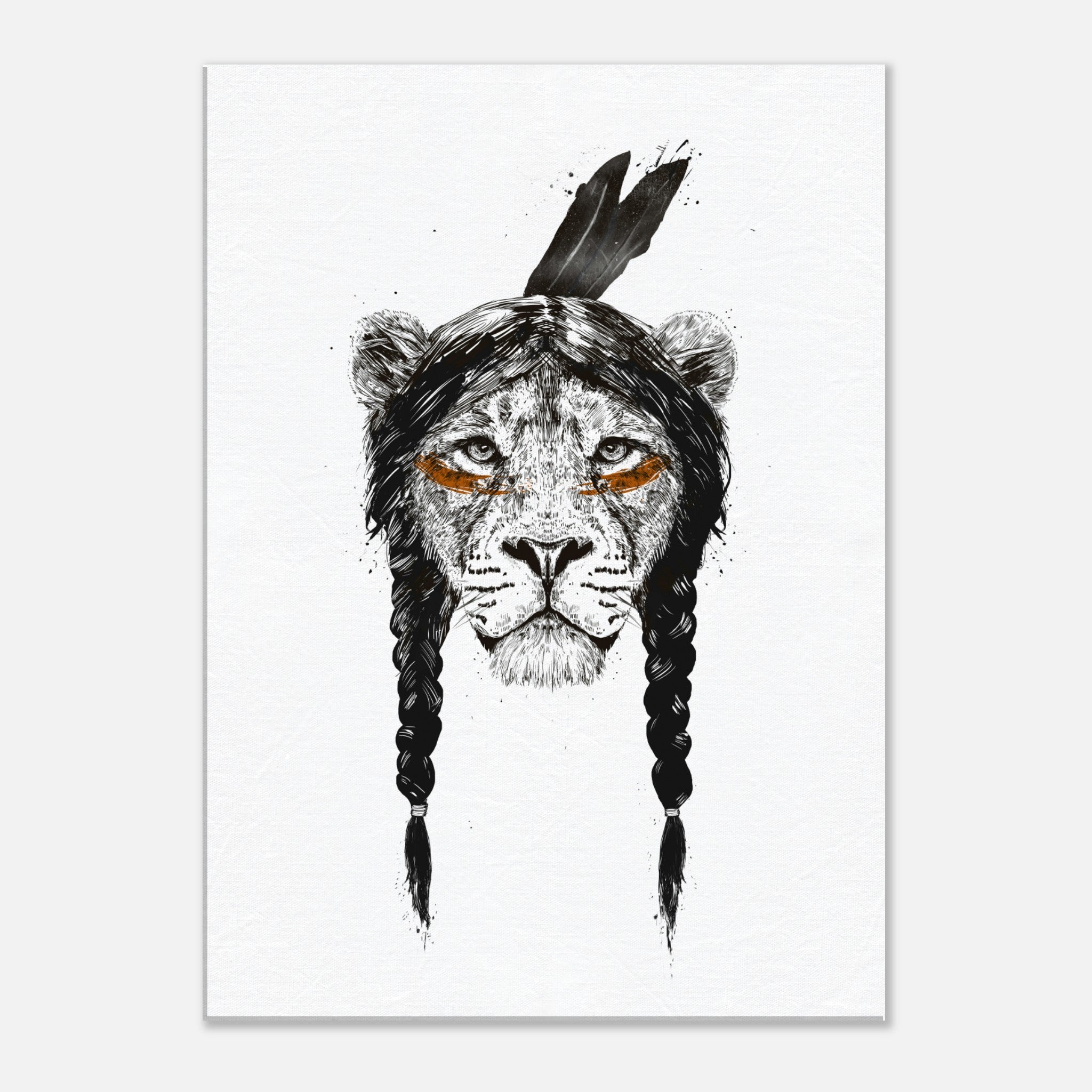 Warrior Lion Canvas