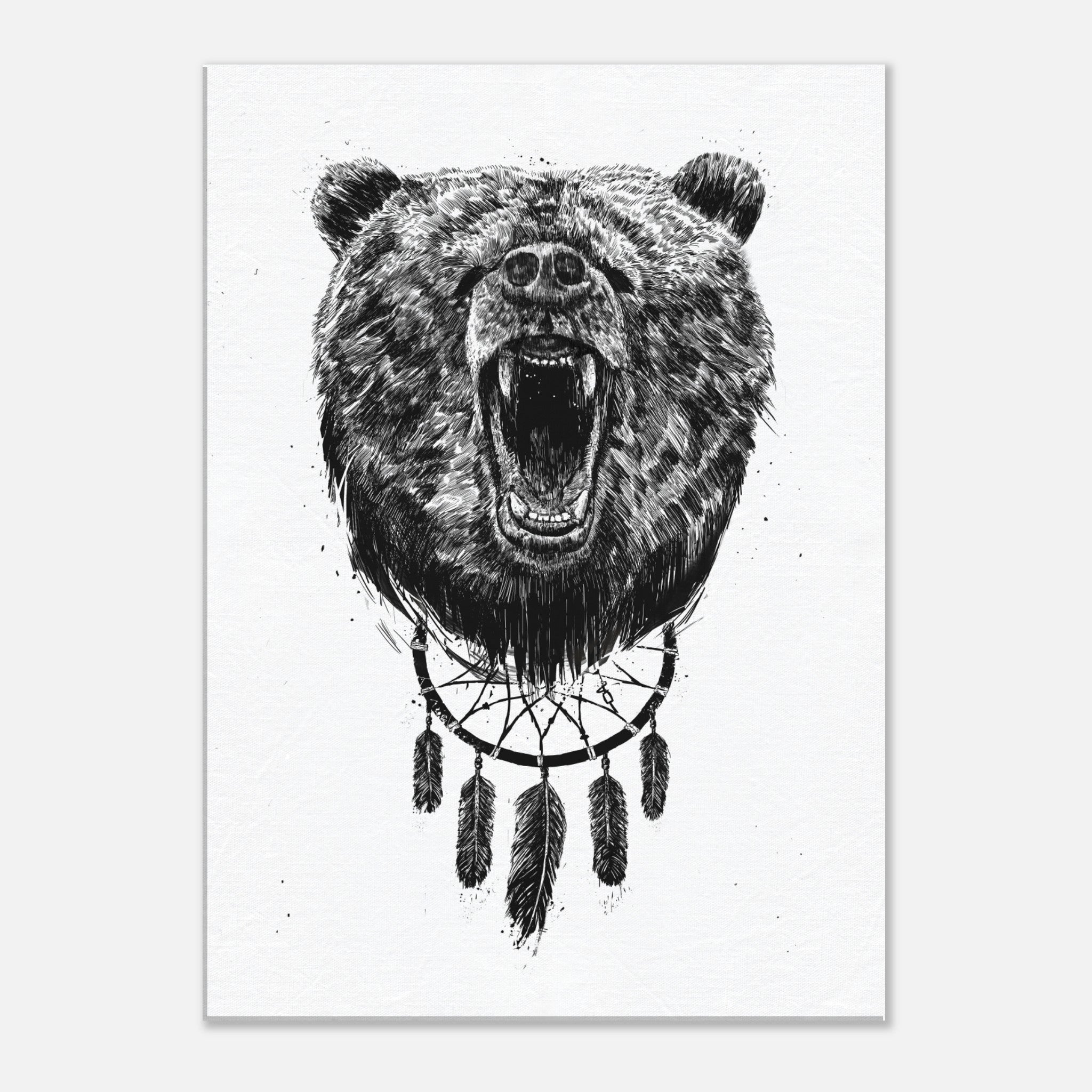 No despiertes el lienzo del oso