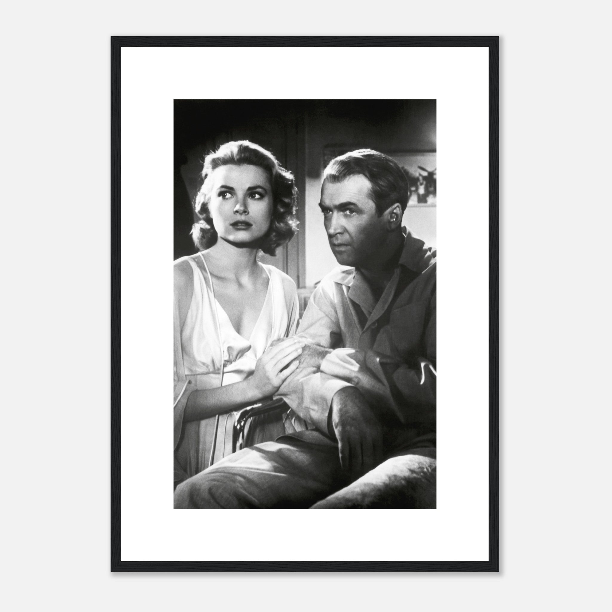 Grace Kelly And James Stewart Poster