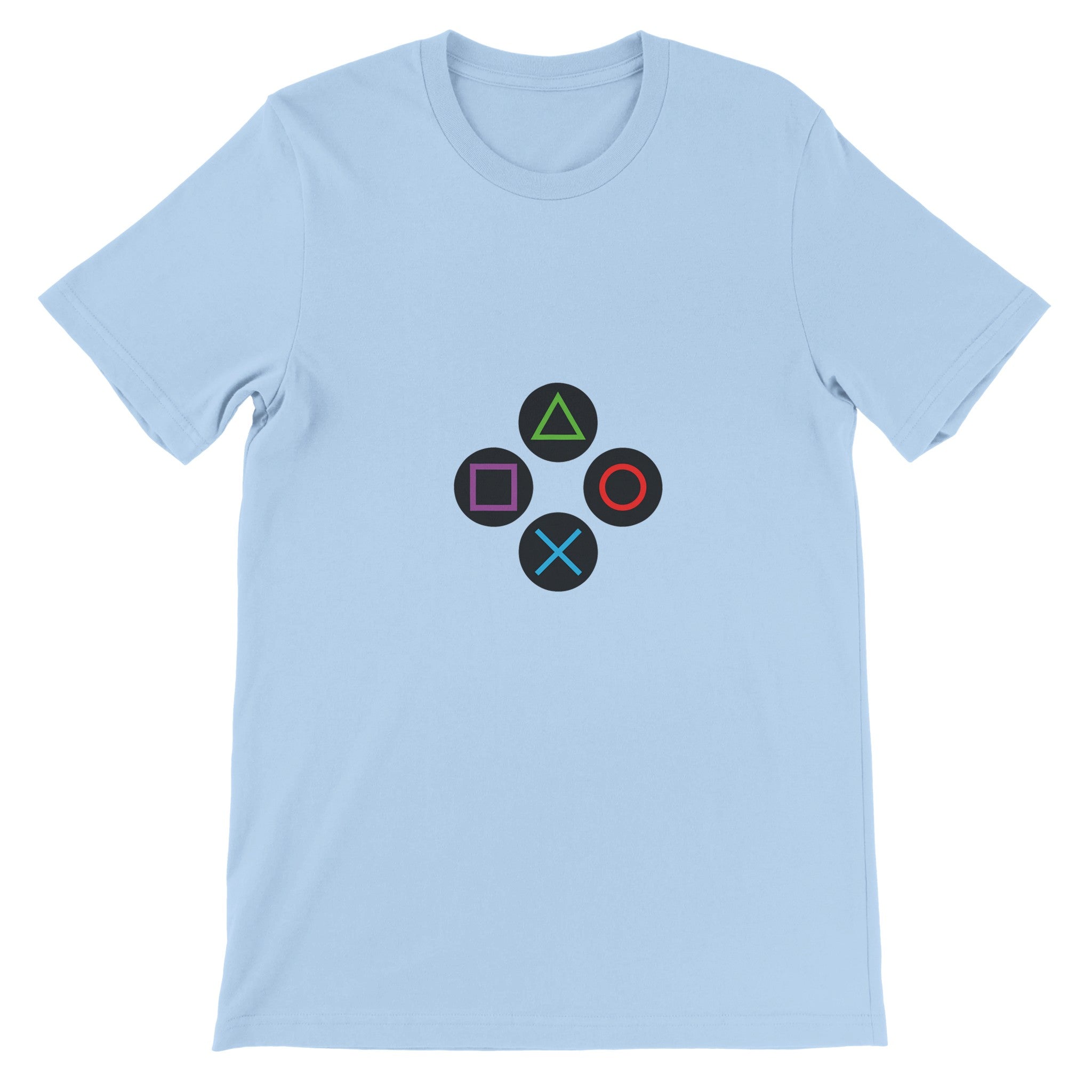Clean Buttons Crewneck T-shirt - Optimalprint