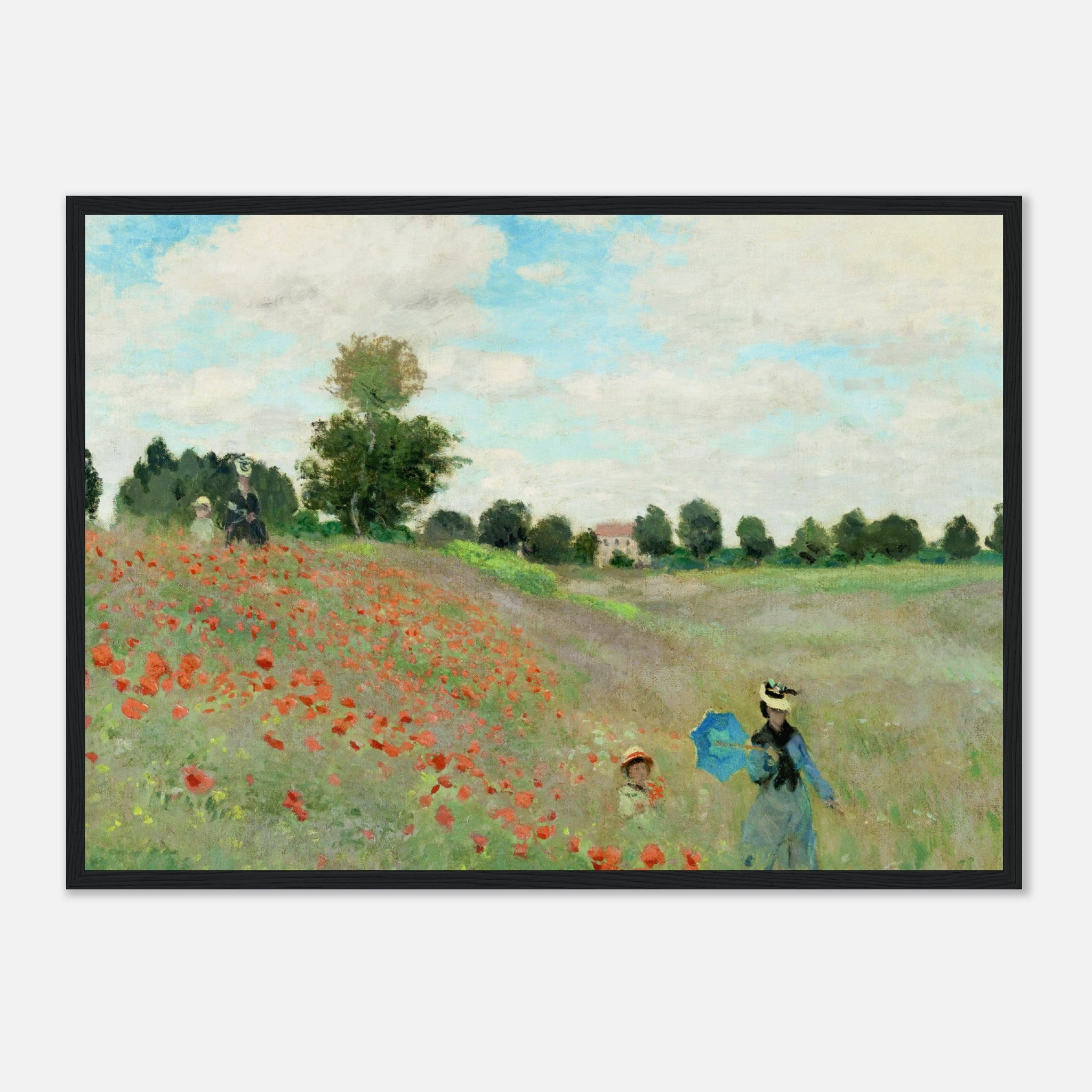 The Poppy Field Near Argenteuil (1873) Poster