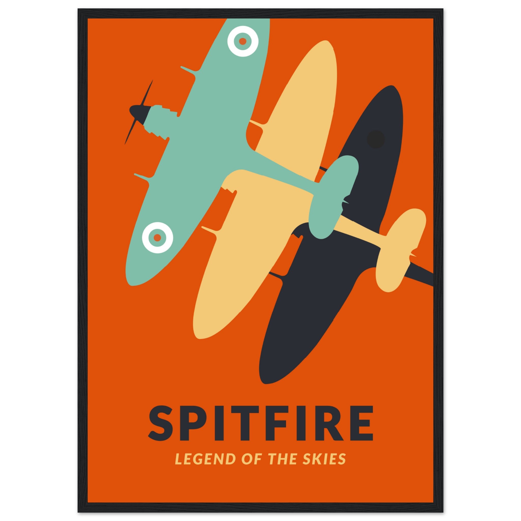 Spitfire Legend of Skies Poster