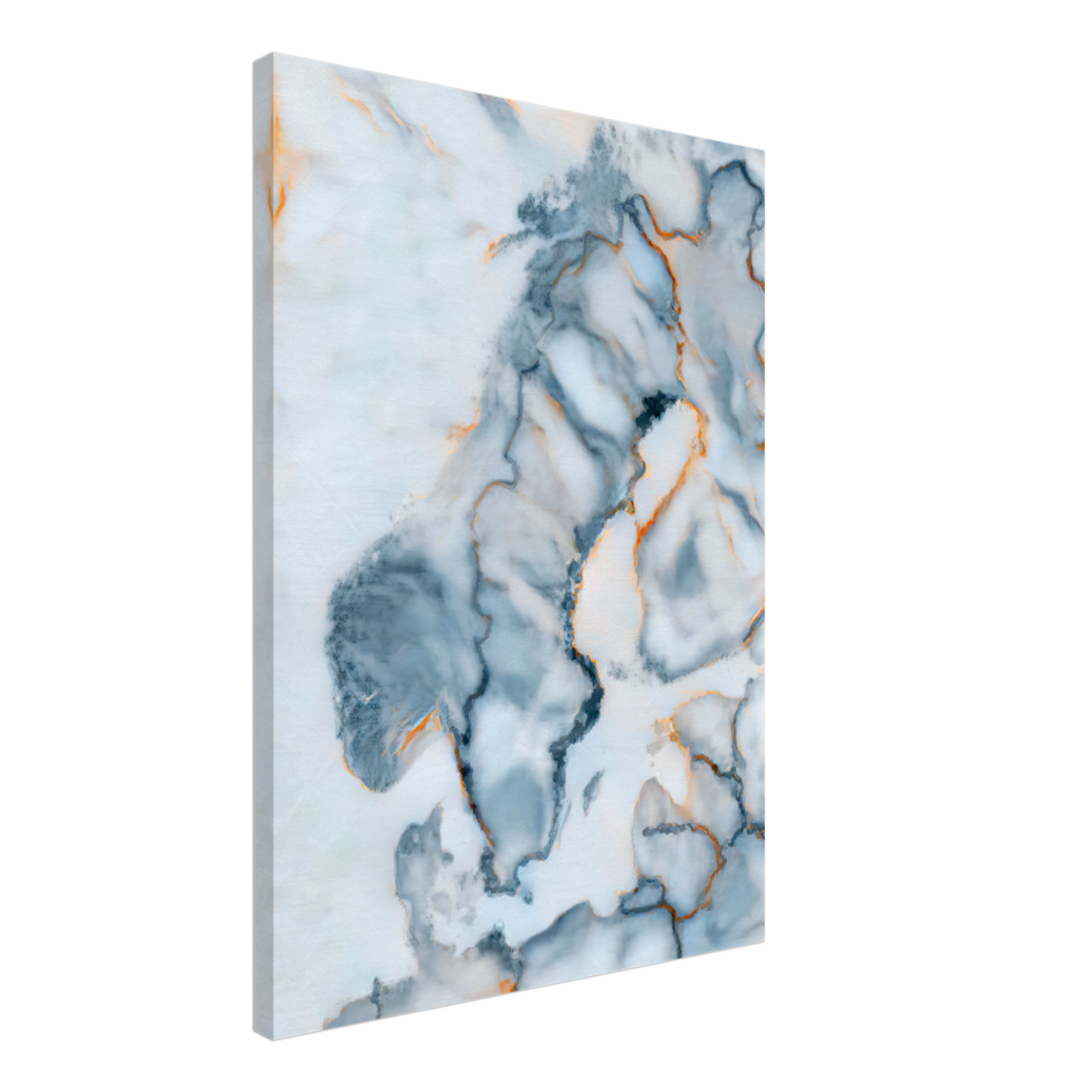 Sweden Marble Map Canvas
