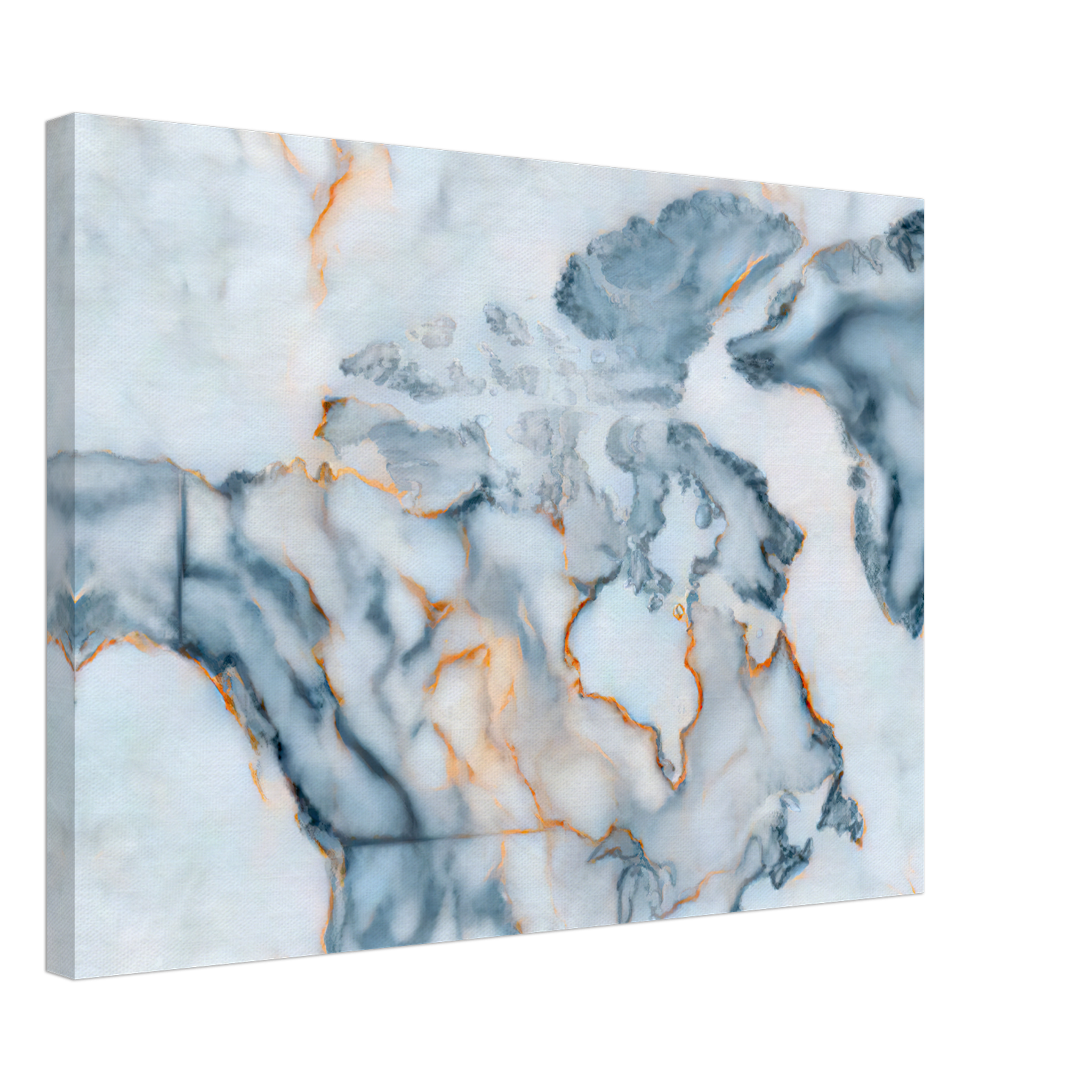 Lienzo con mapa de mármol de Canadá
