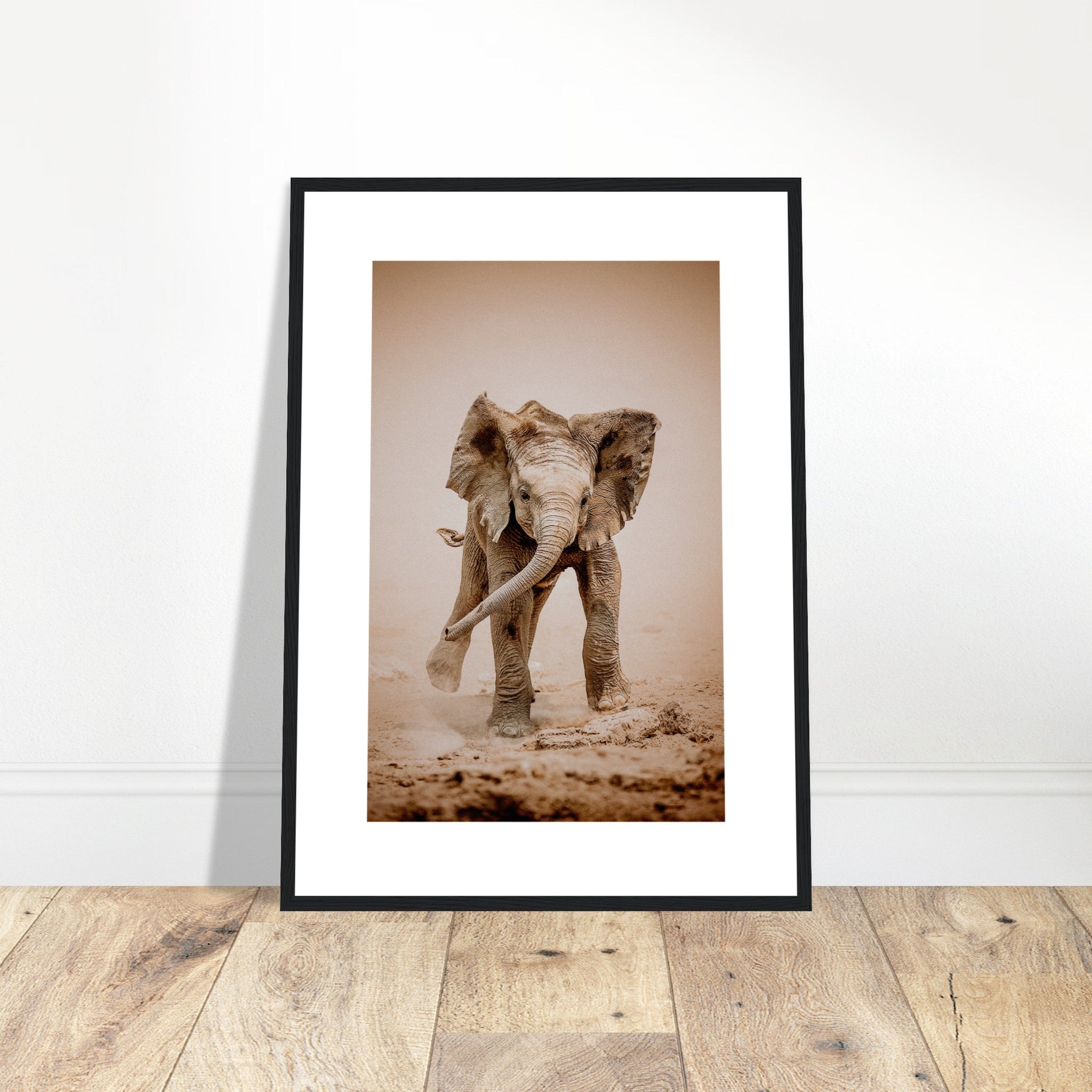 Elephant Calf Mock Poster