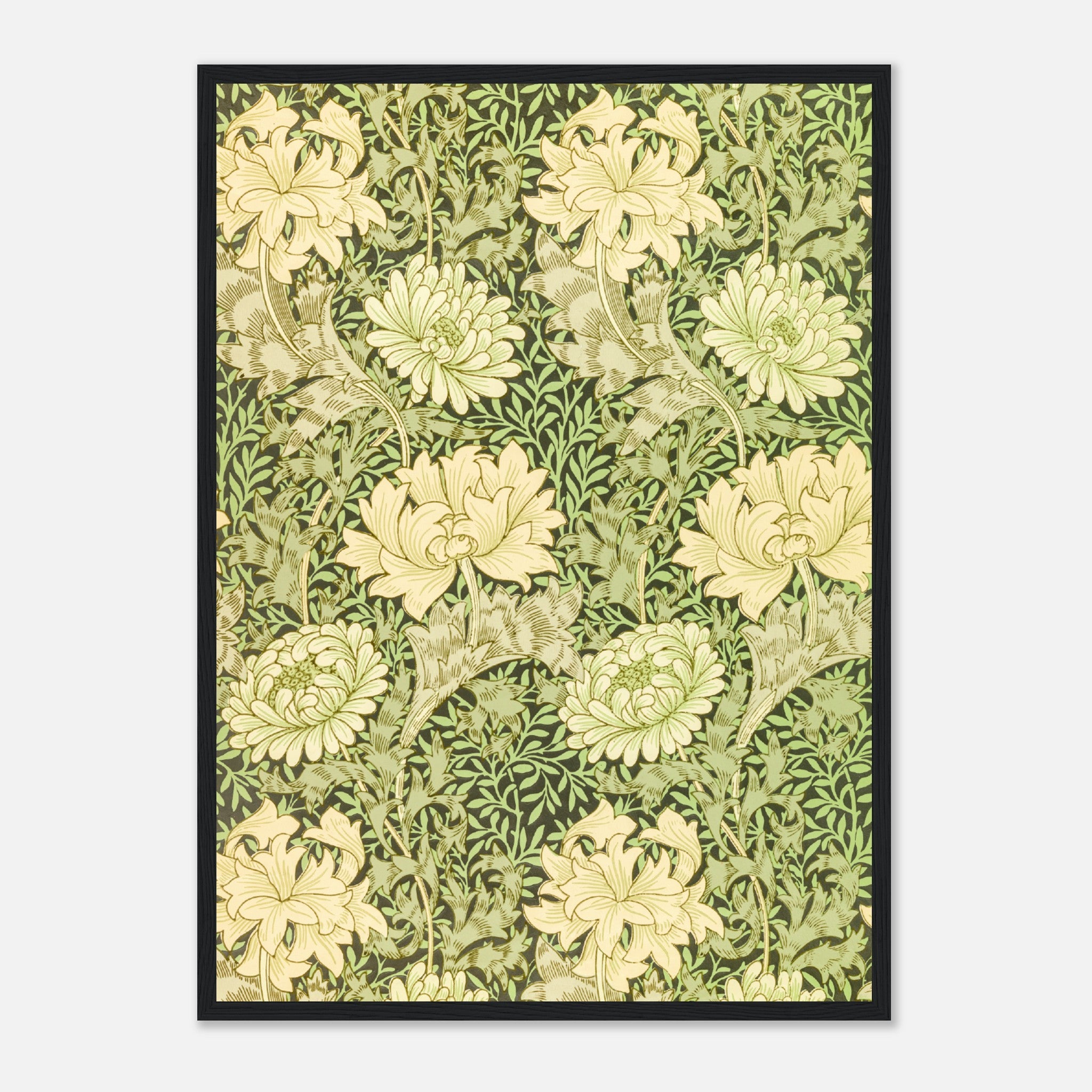 Patrón de crisantemo de William Morris (1877) Póster