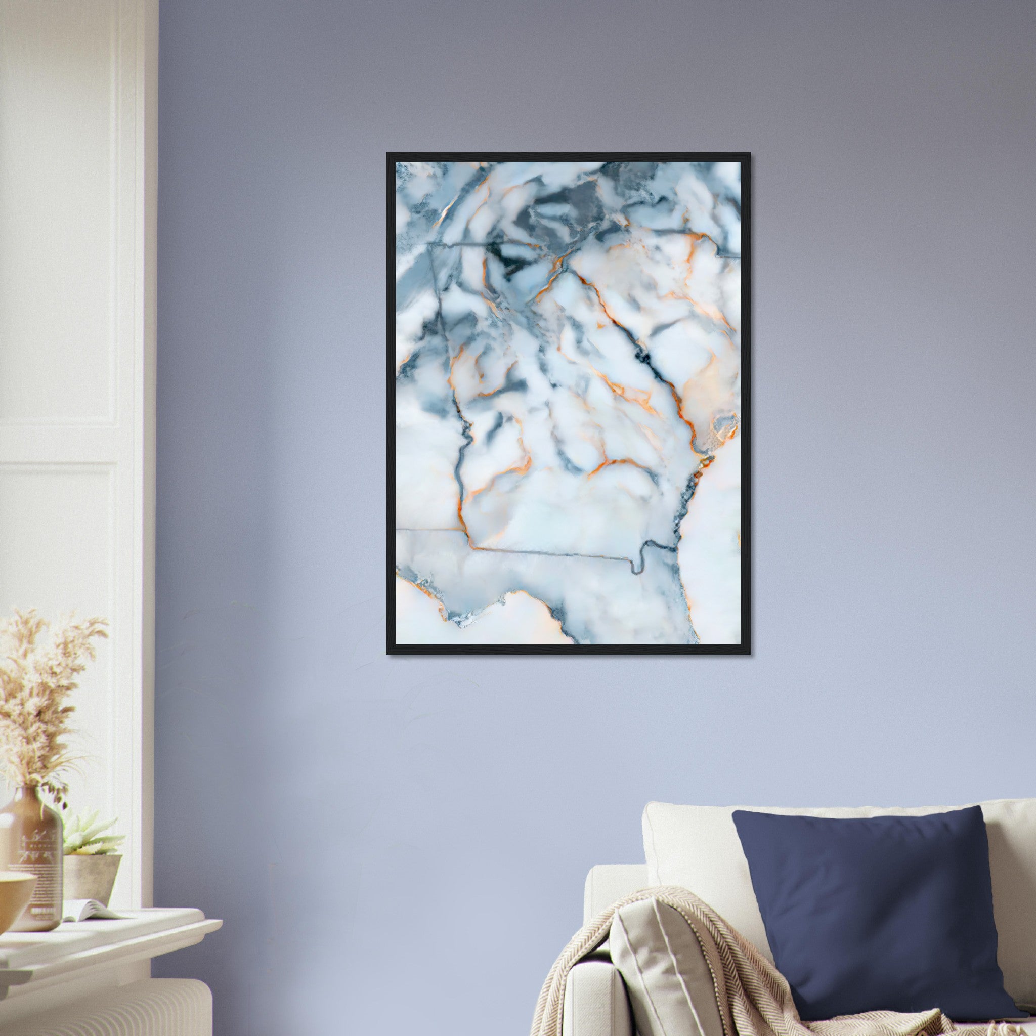 Georgia Marble Map Poster