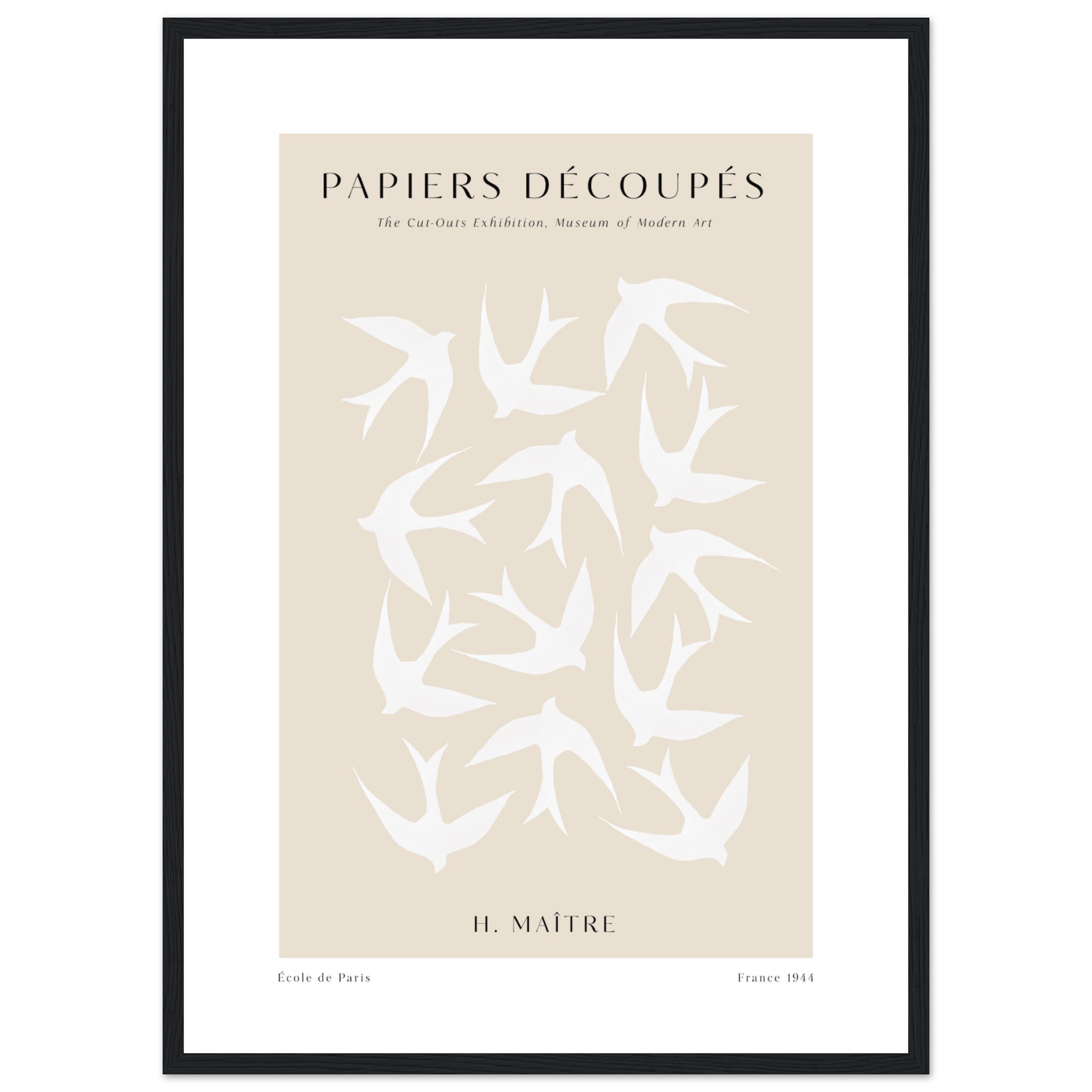 Matisse Papiers Decoupes No. 7 Póster