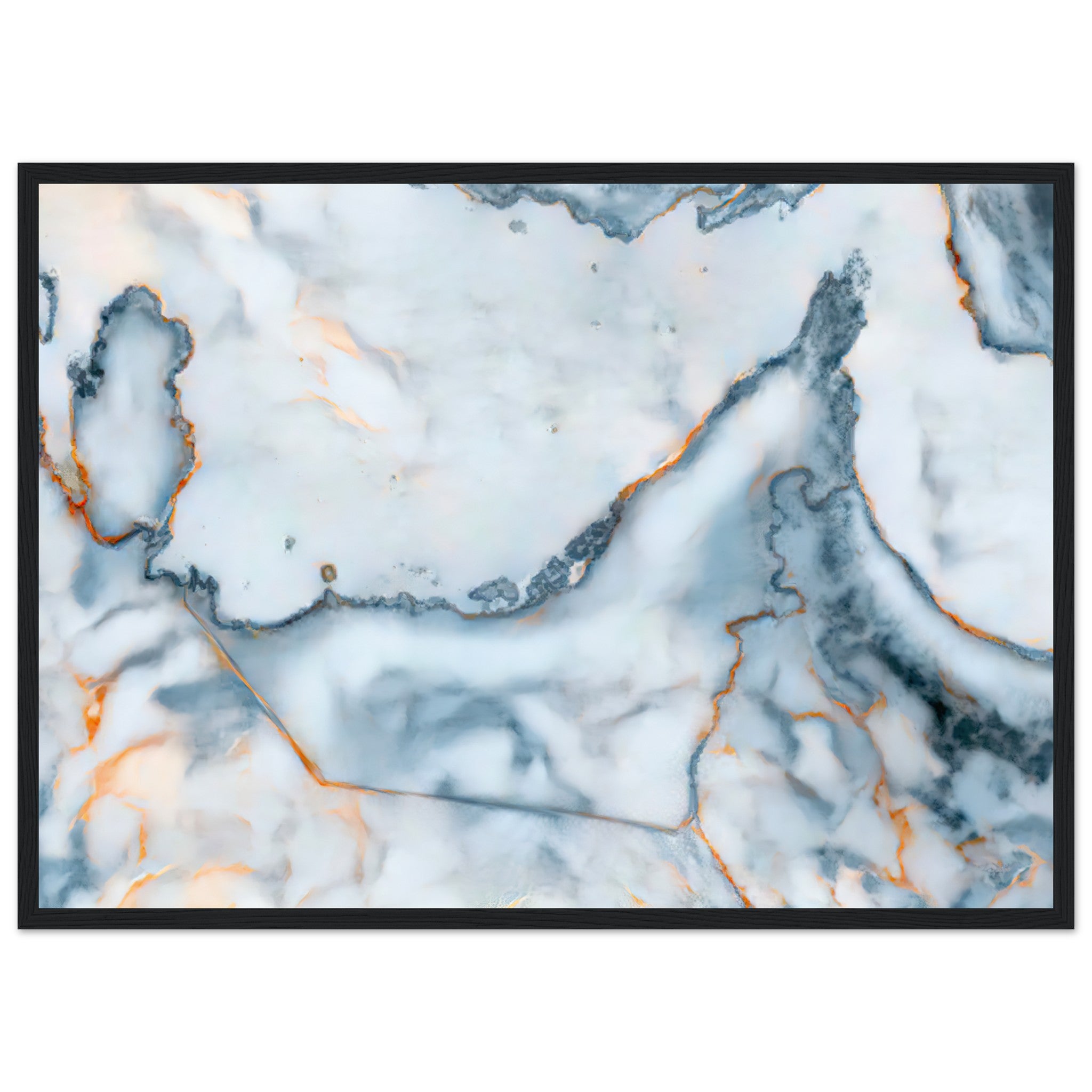 UAE Marble Map Poster