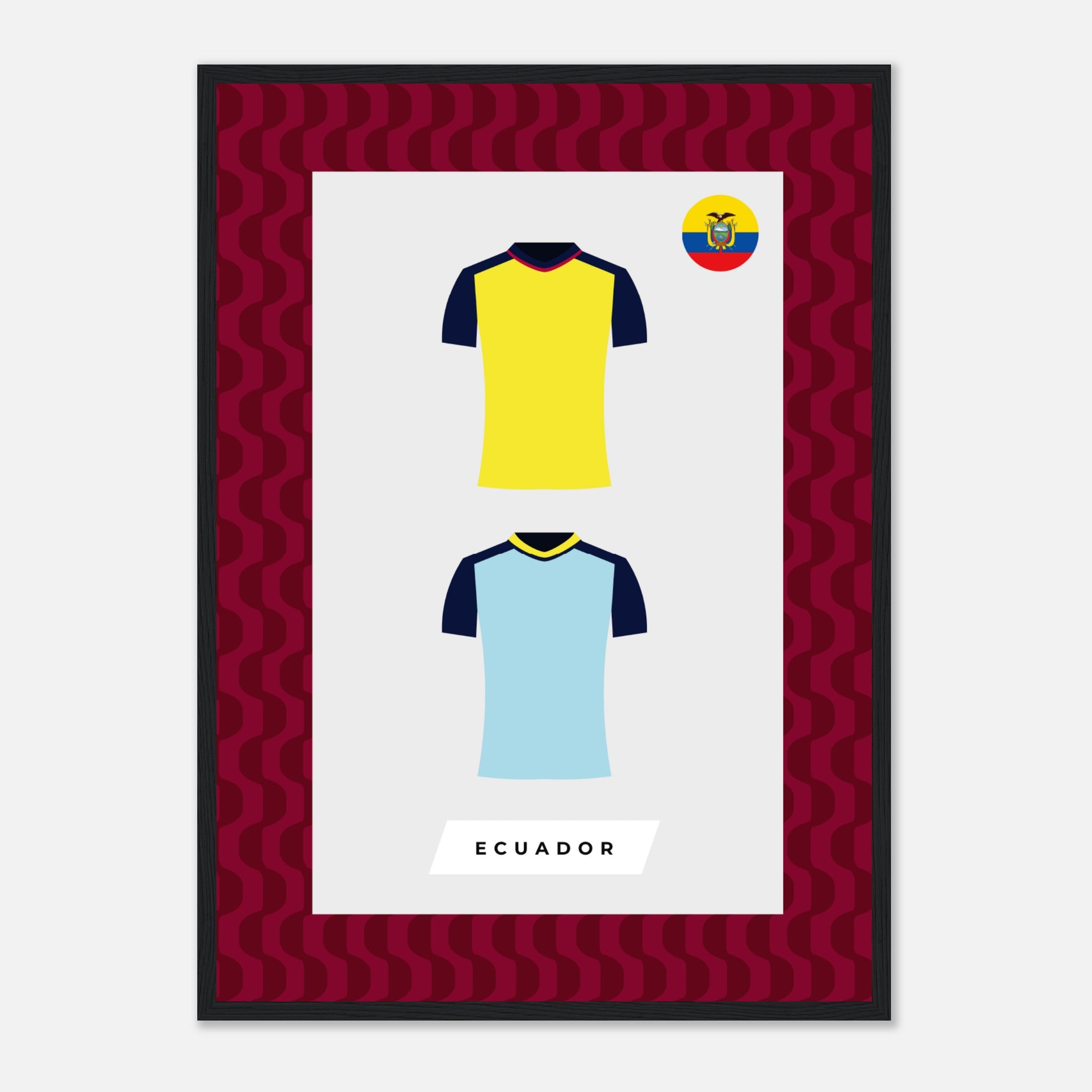 Ecuador Football Kit Poster