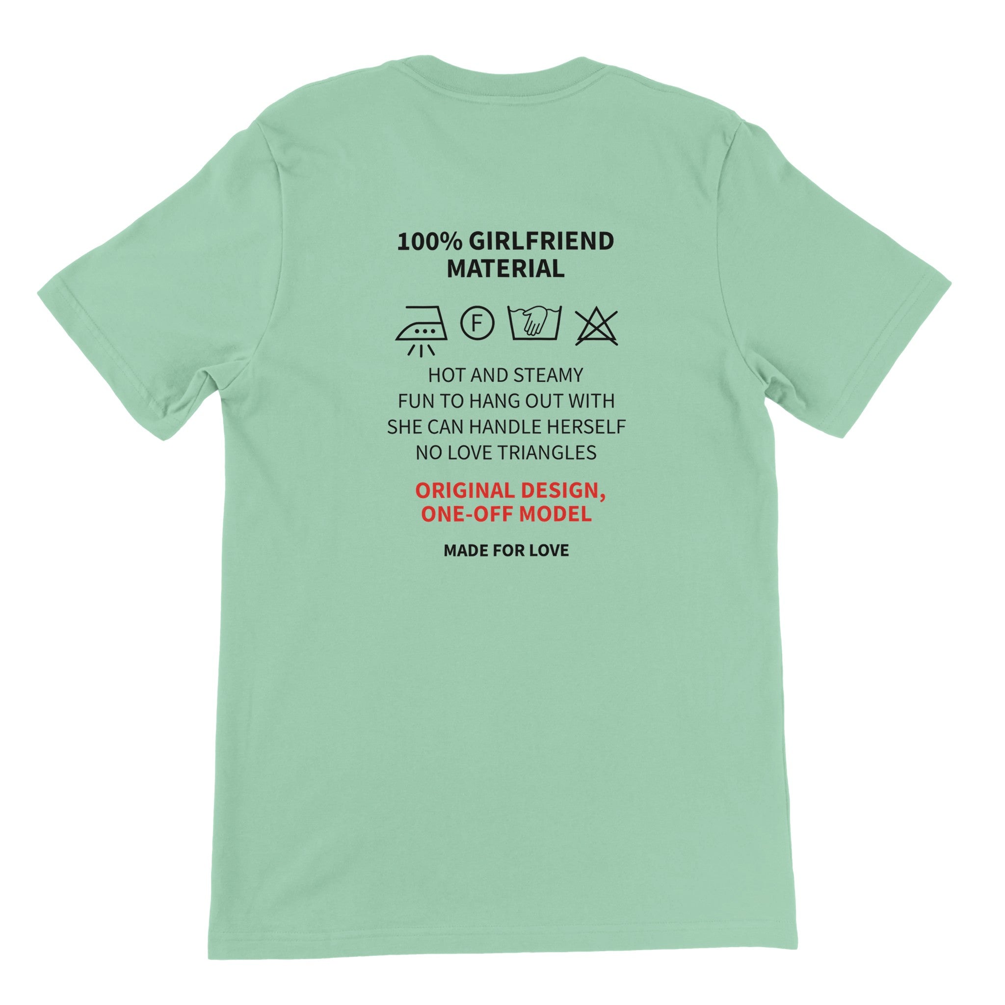 Girlfriend Material Crewneck T-shirt - Optimalprint