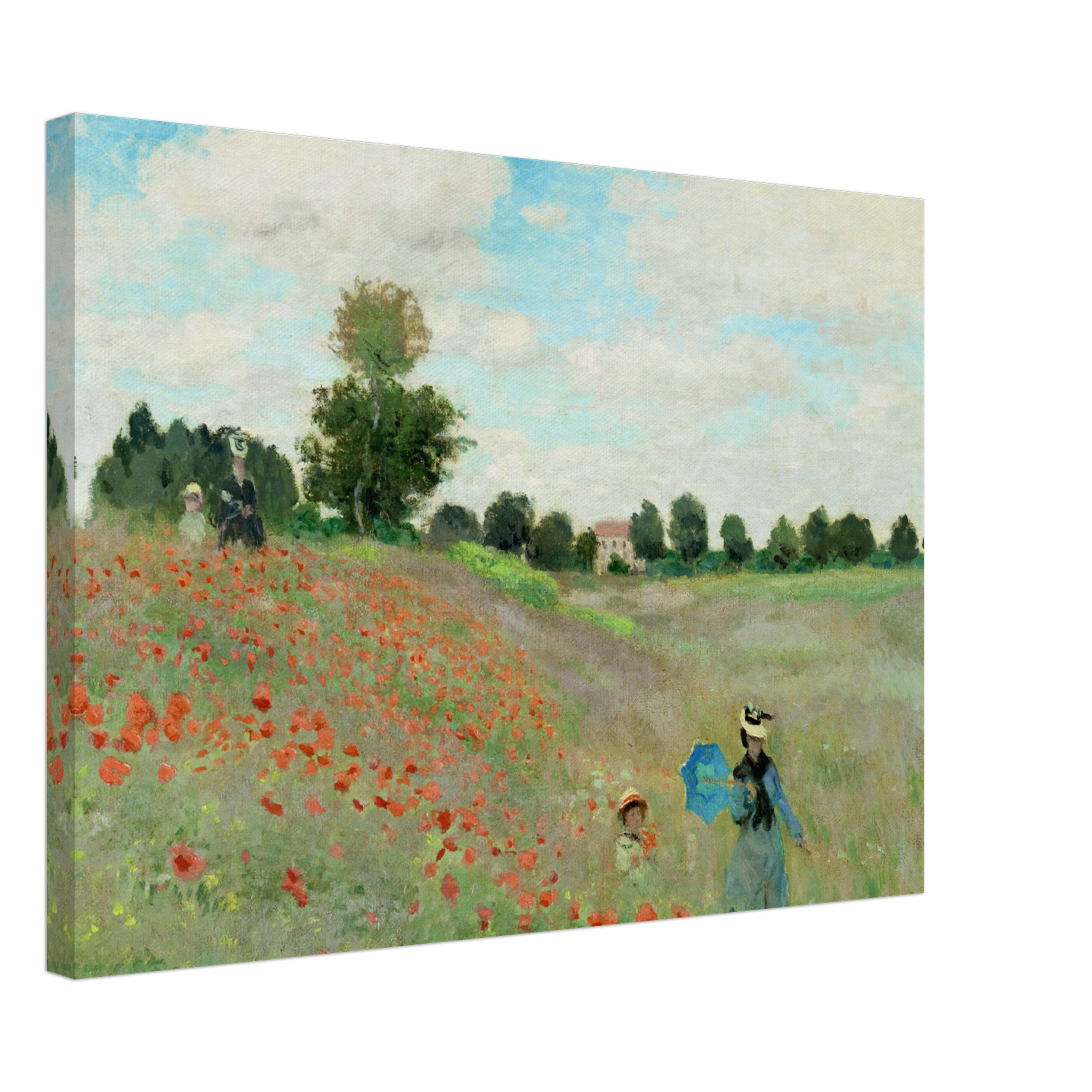 The Poppy Field Near Argenteuil (1873) Canvas