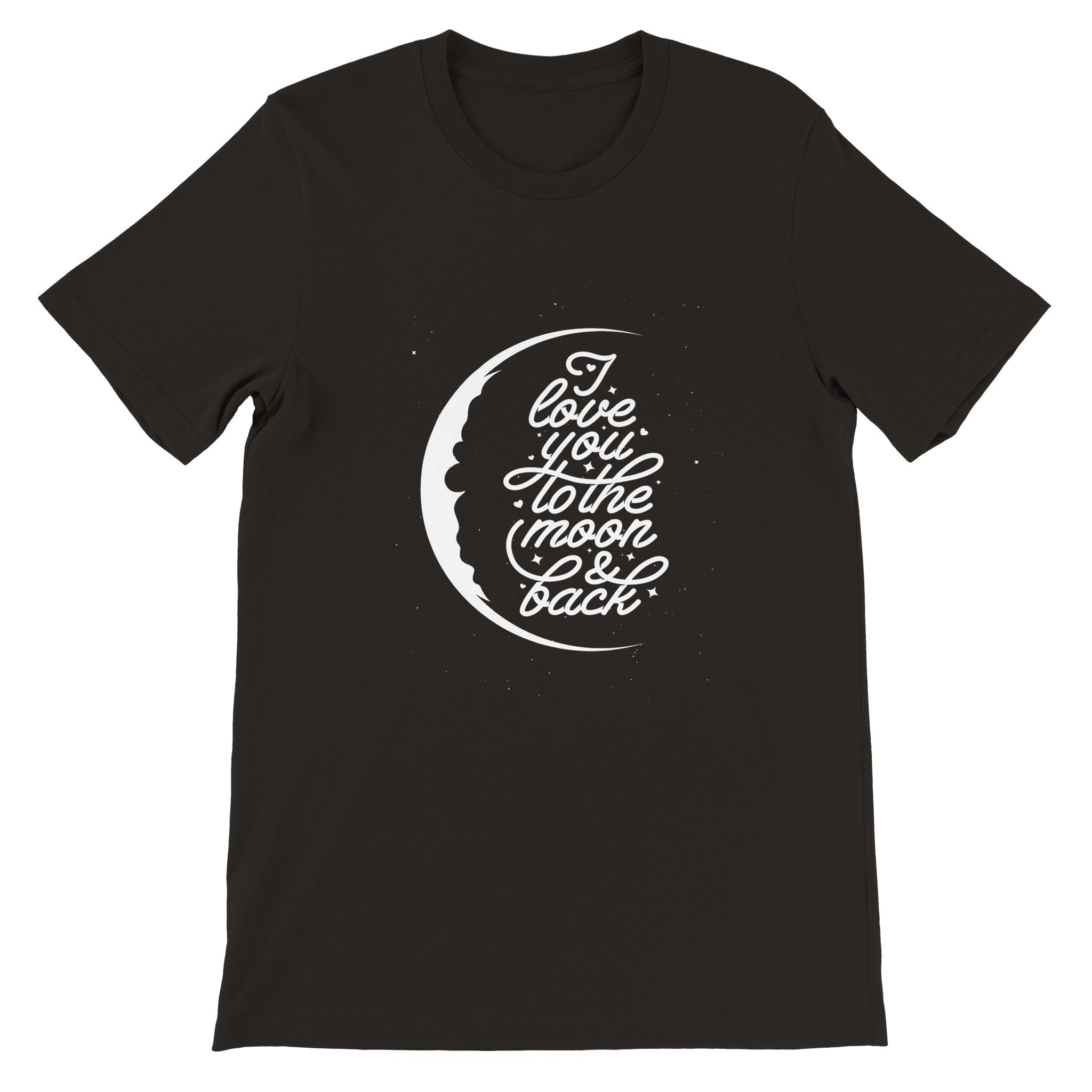 I love you to the moon and back Crewneck T-shirt - Optimalprint