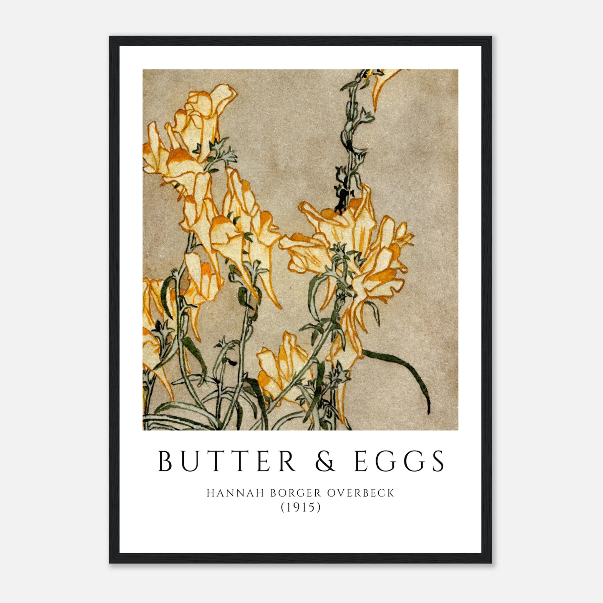 Mantequilla y huevos de Hannah Borger Póster