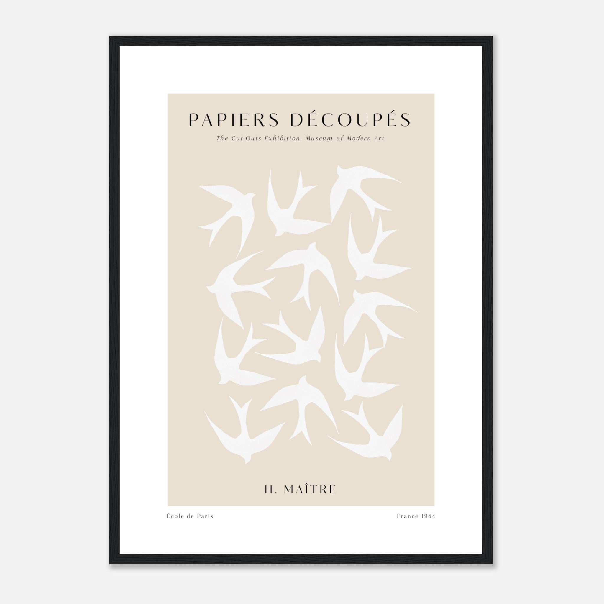 Matisse Papiers Decoupes No. 7 Póster