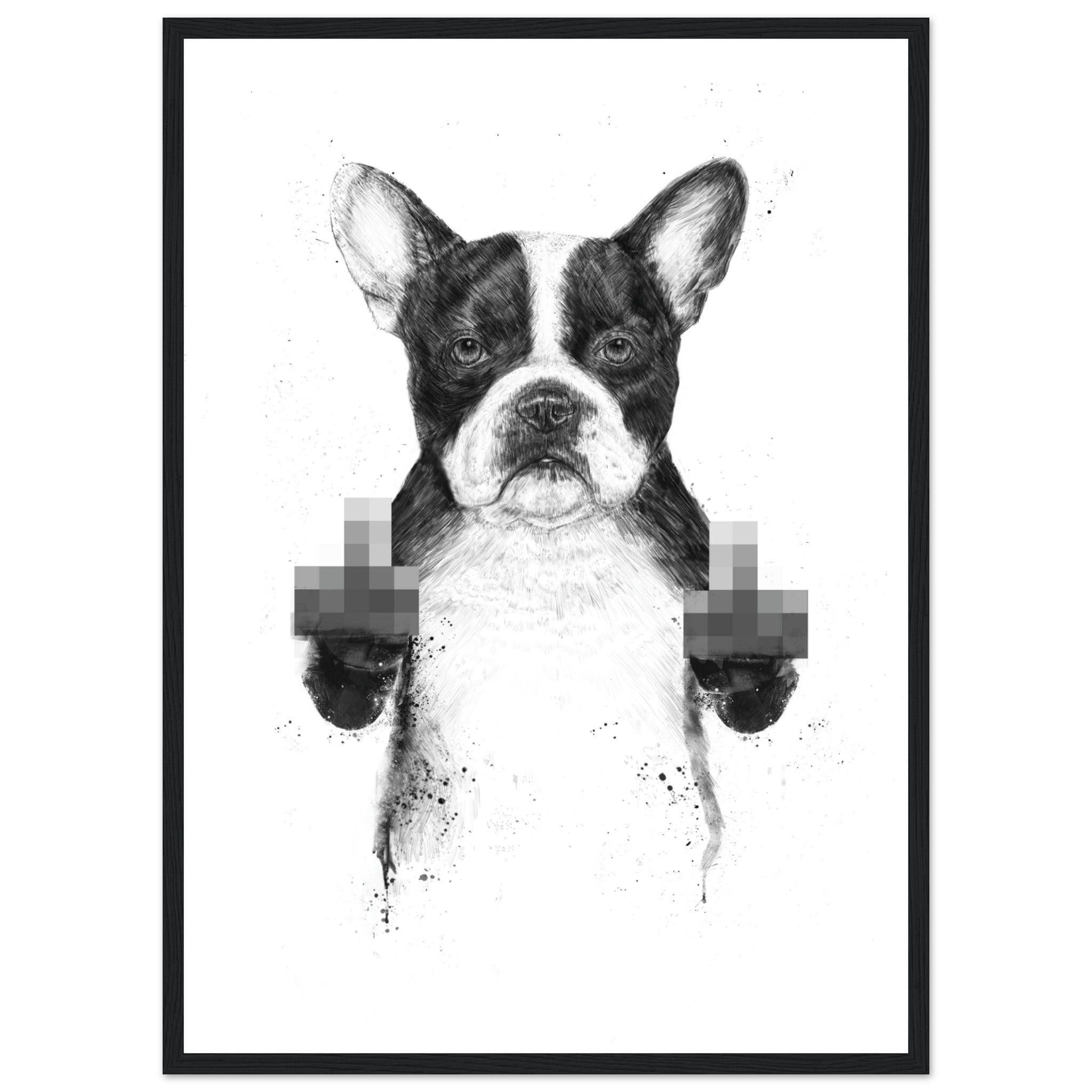 Censored Dog Poster