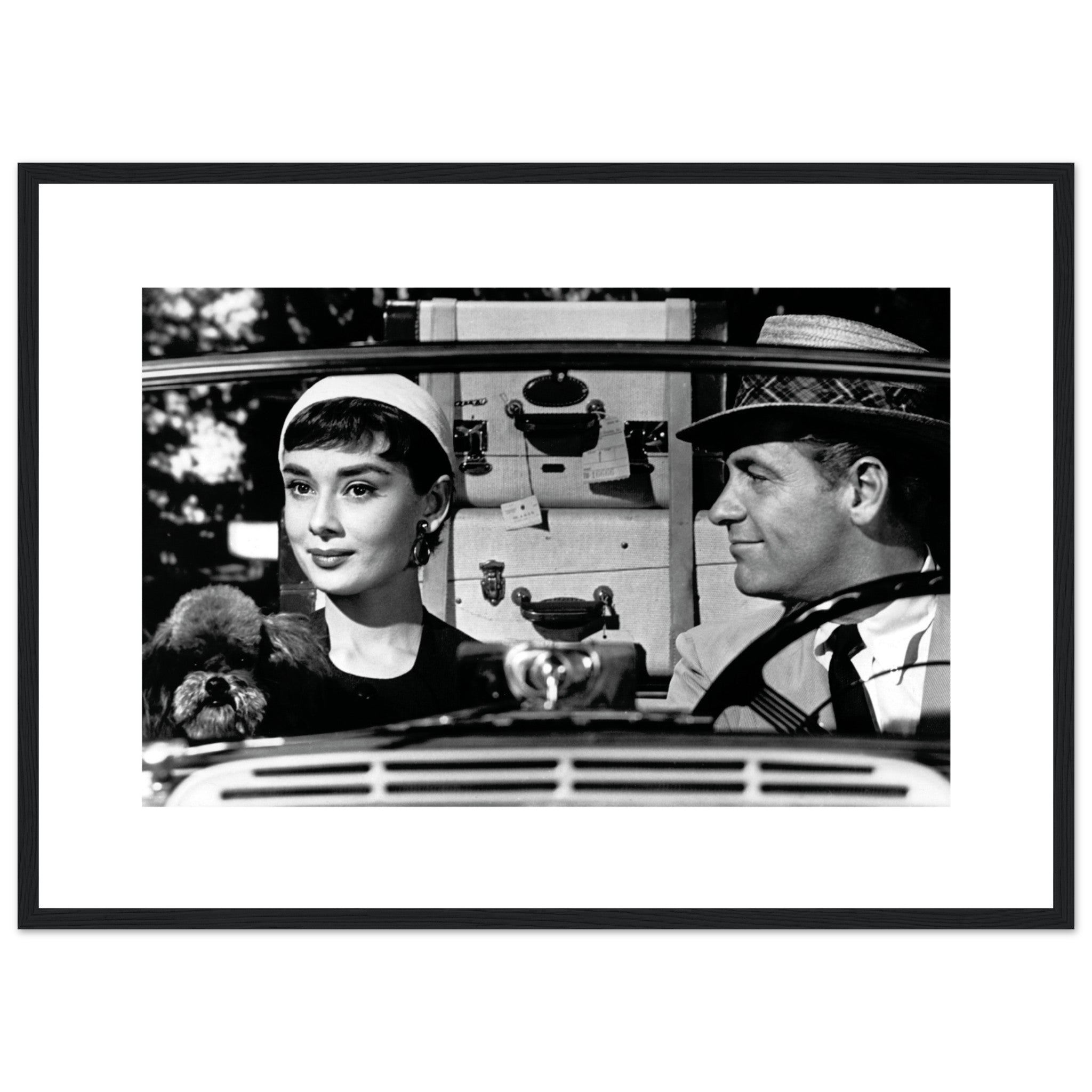 Audrey Hepburn y Humphrey Bogart Póster