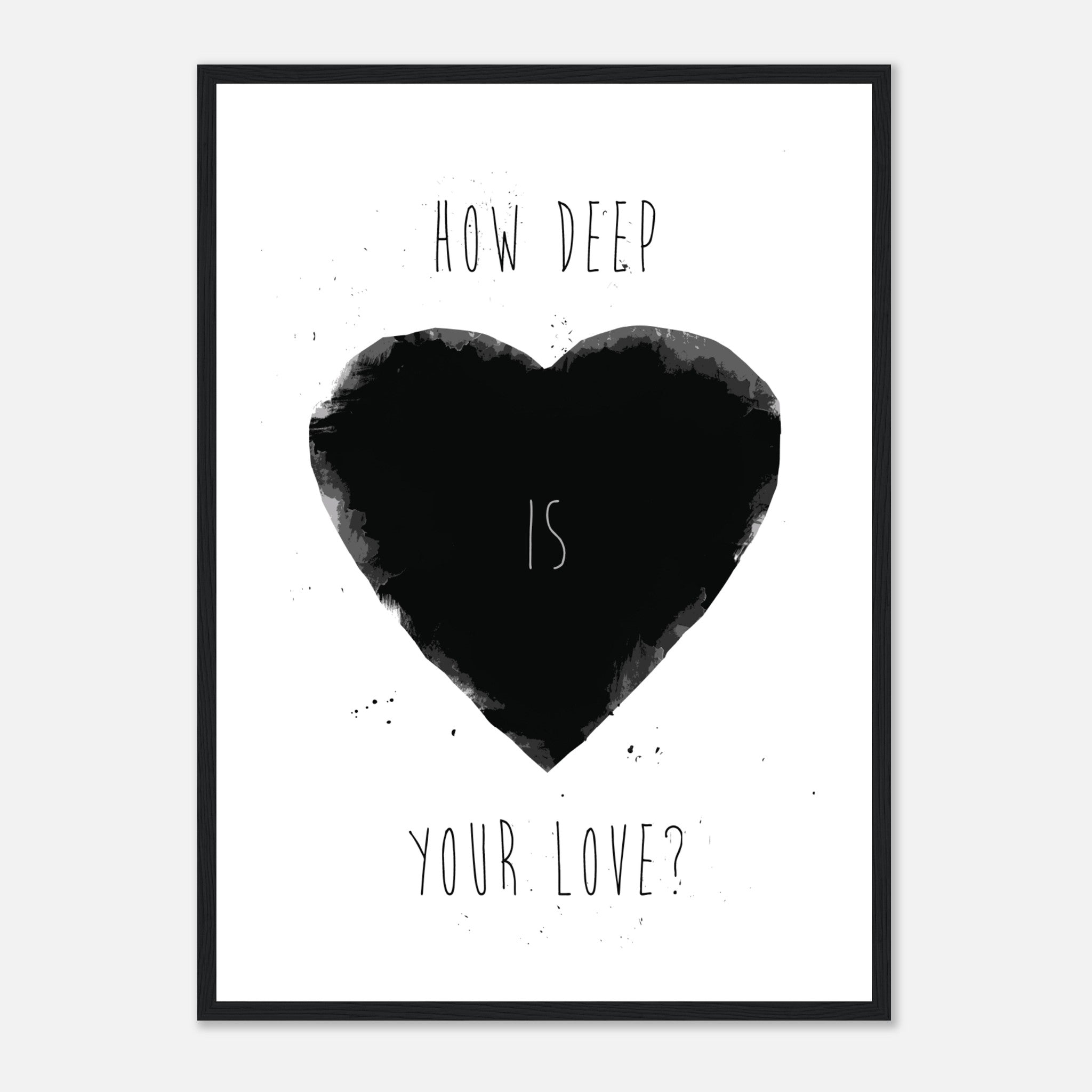 ¿Qué tan profundo es tu amor? Póster